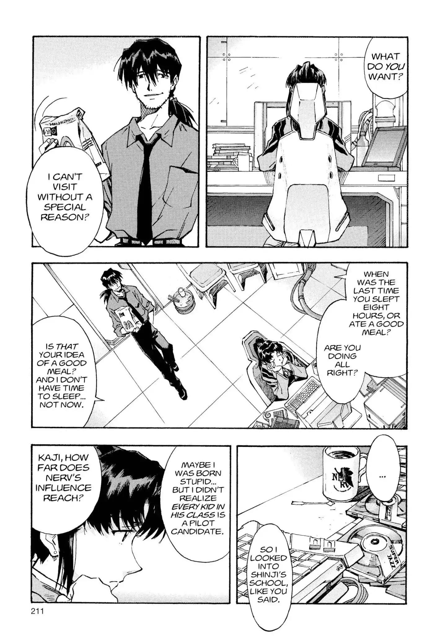 Shinseiki Evangelion Chapter 49 page 22 - Chapter 49: Vol.3 Stage 49: ...Kiss.