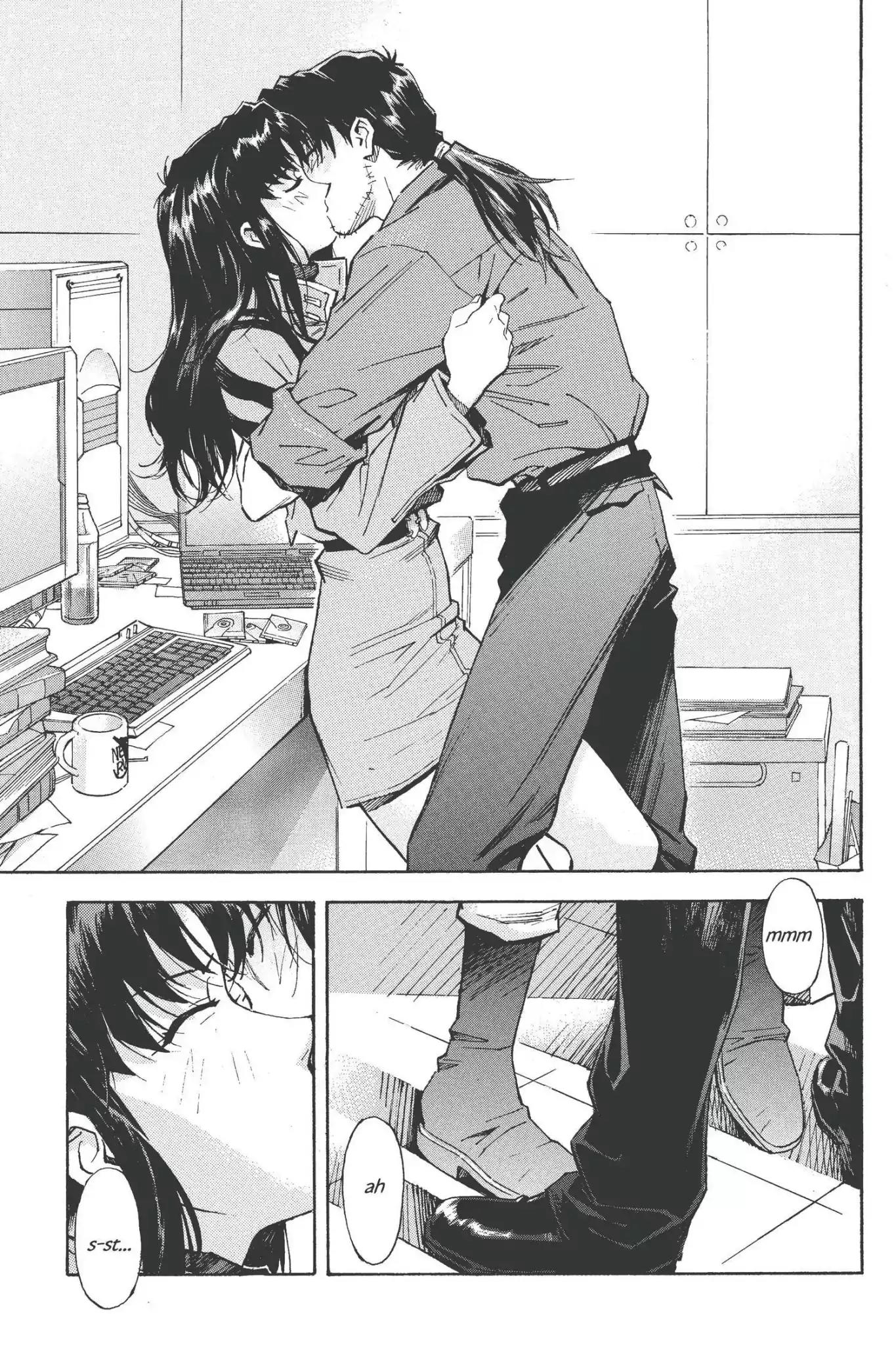 Shinseiki Evangelion Chapter 49 page 26 - Chapter 49: Vol.3 Stage 49: ...Kiss.