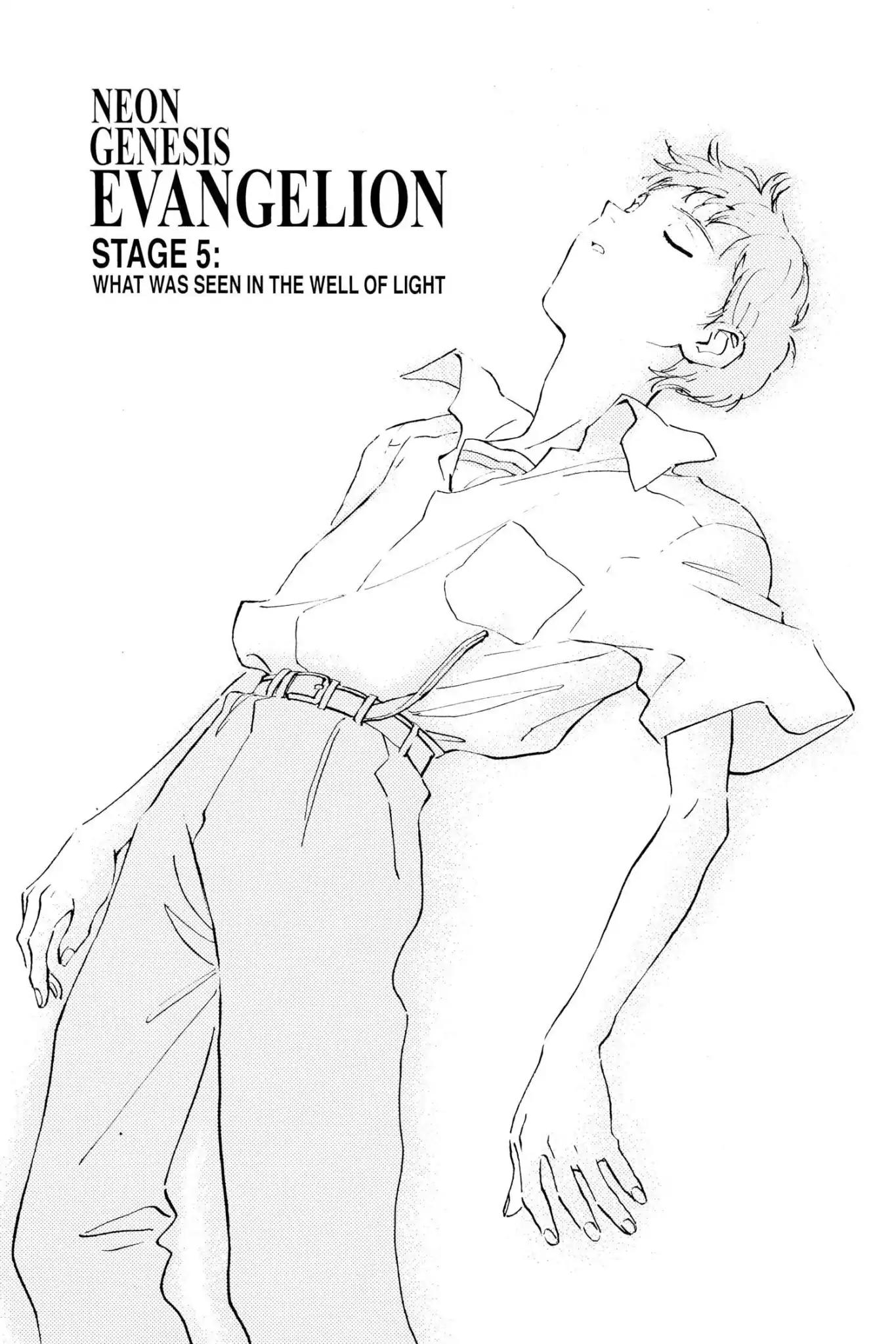 Shinseiki Evangelion Chapter 5 page 1 - Chapter 5: Vol.1 Stage 5: What Was Seen in the Well of Light