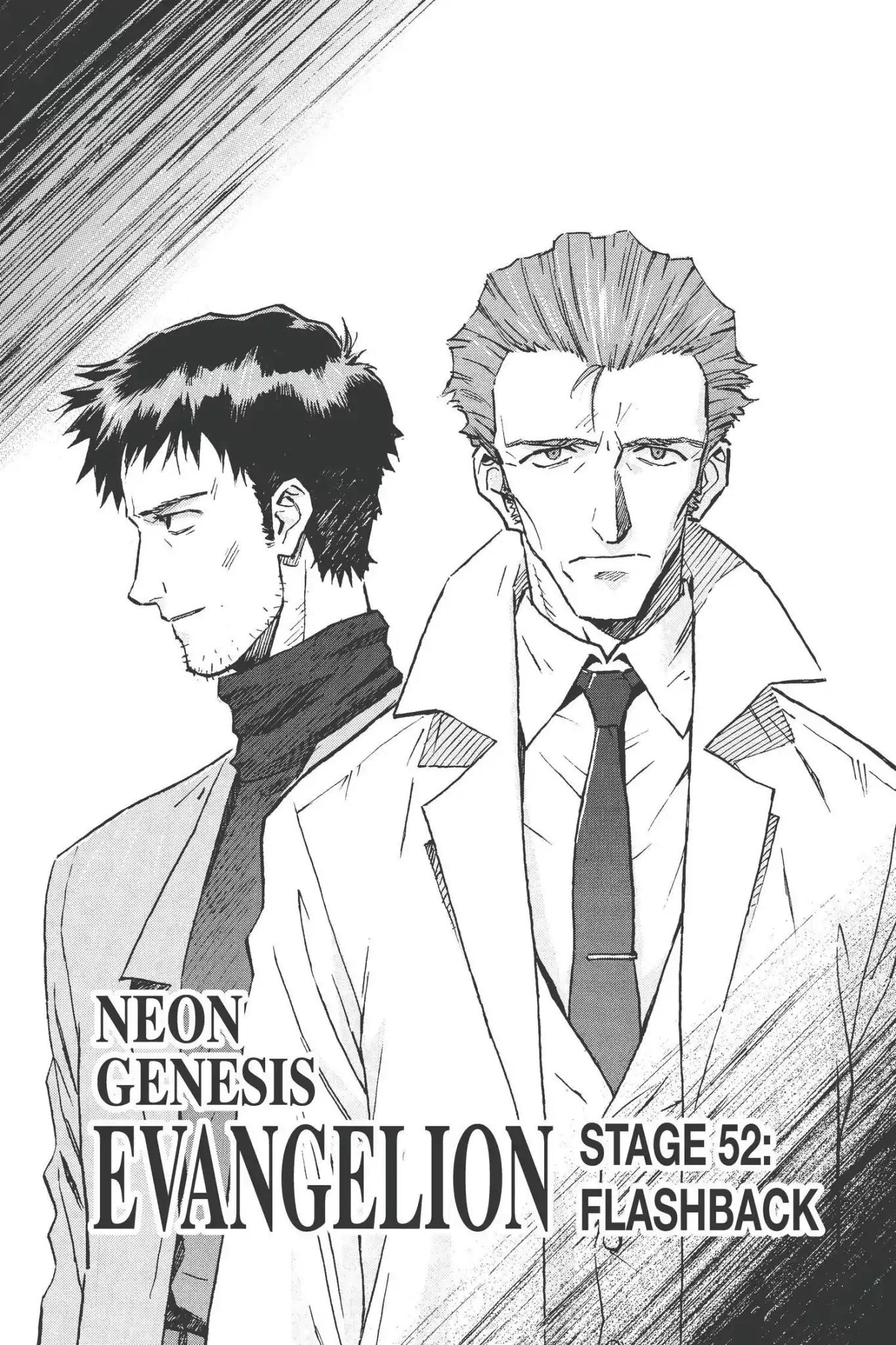 Shinseiki Evangelion Chapter 52 page 1 - Chapter 52: Vol.3 Stage 52: Flashback