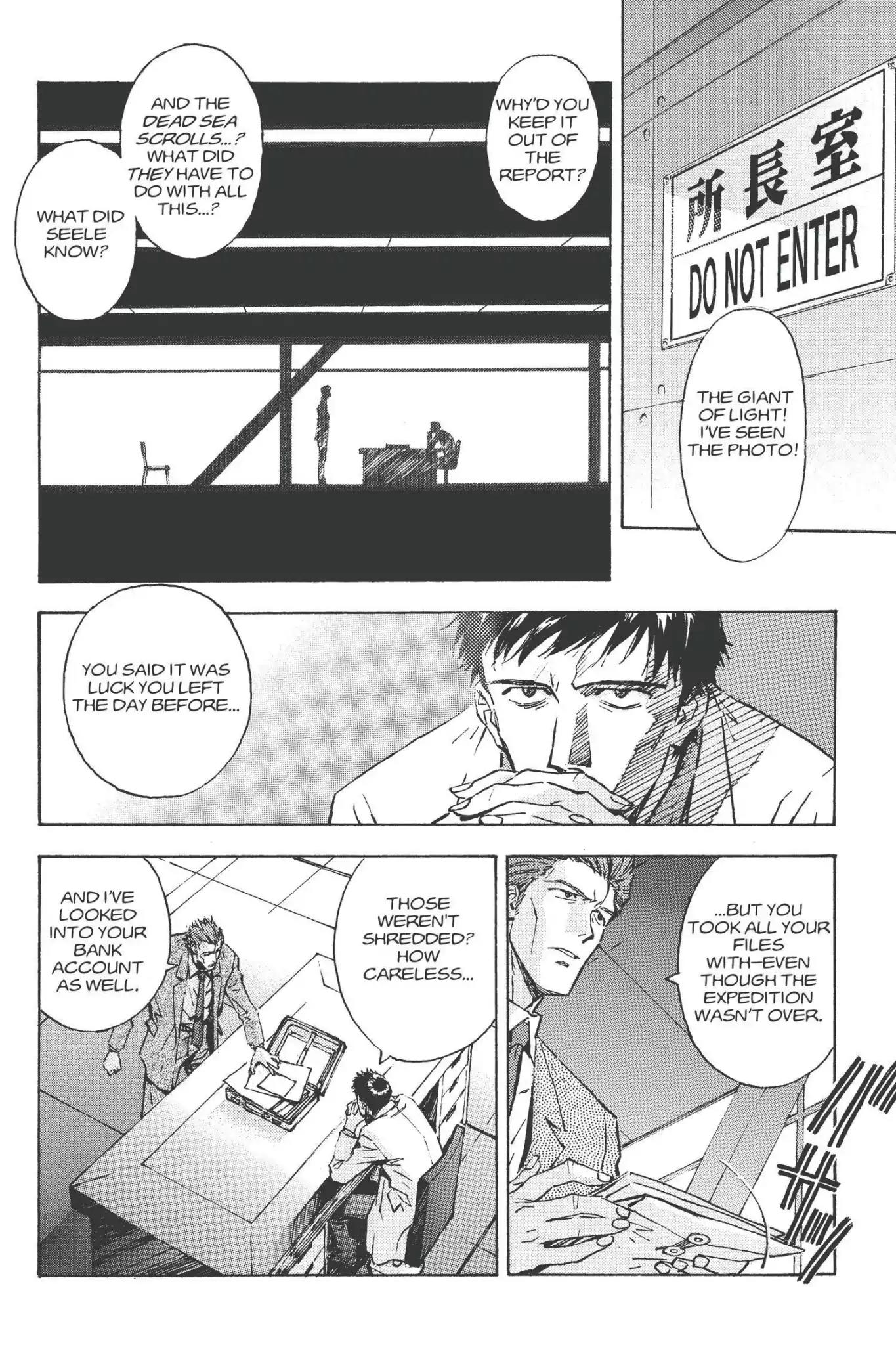 Shinseiki Evangelion Chapter 53 page 12 - Chapter 53: Vol.3 Stage 53: A Giant Made of Light