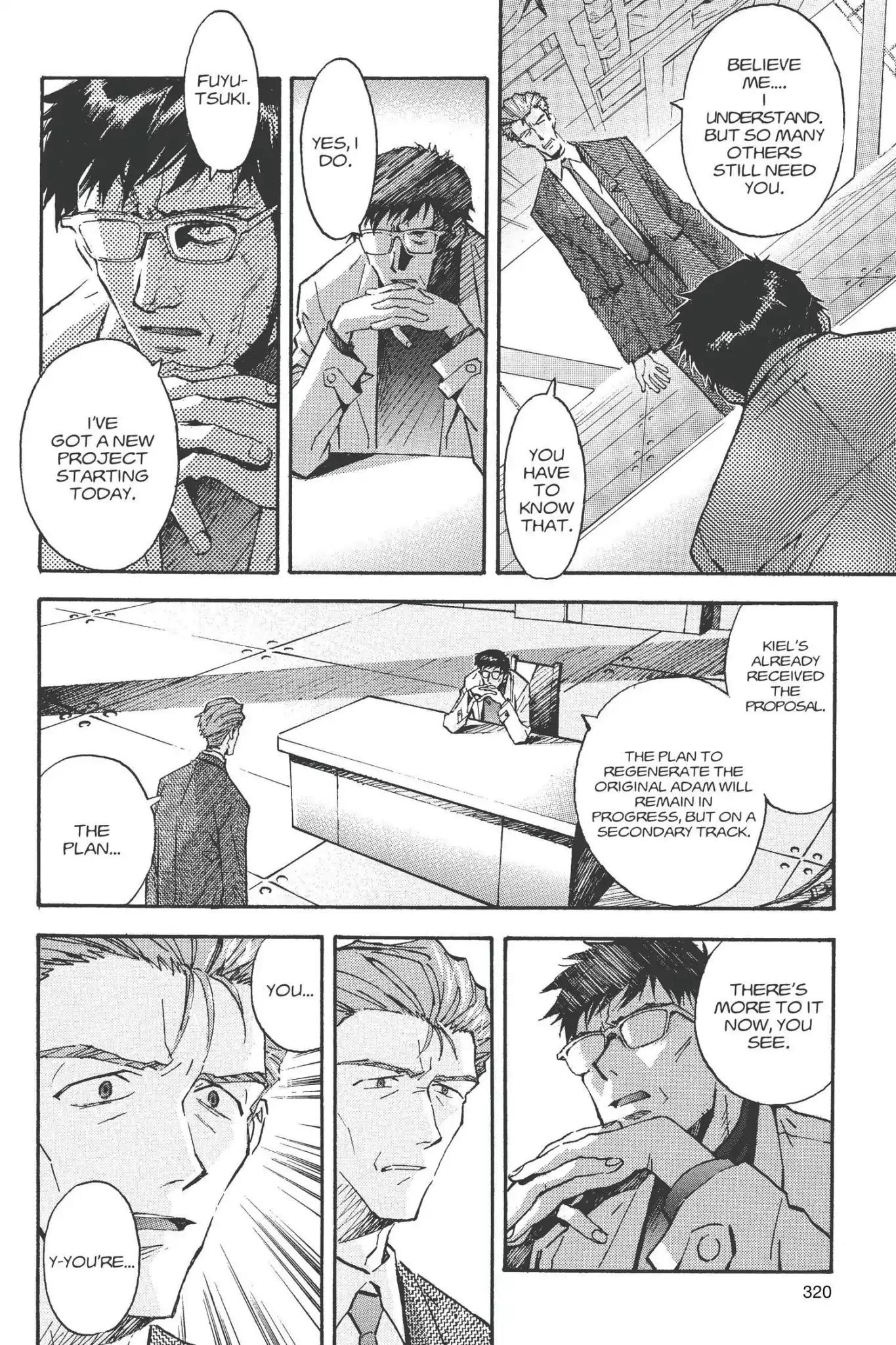 Shinseiki Evangelion Chapter 54 page 14 - Chapter 54: Vol.3 Stage 54: The Birth of NERV