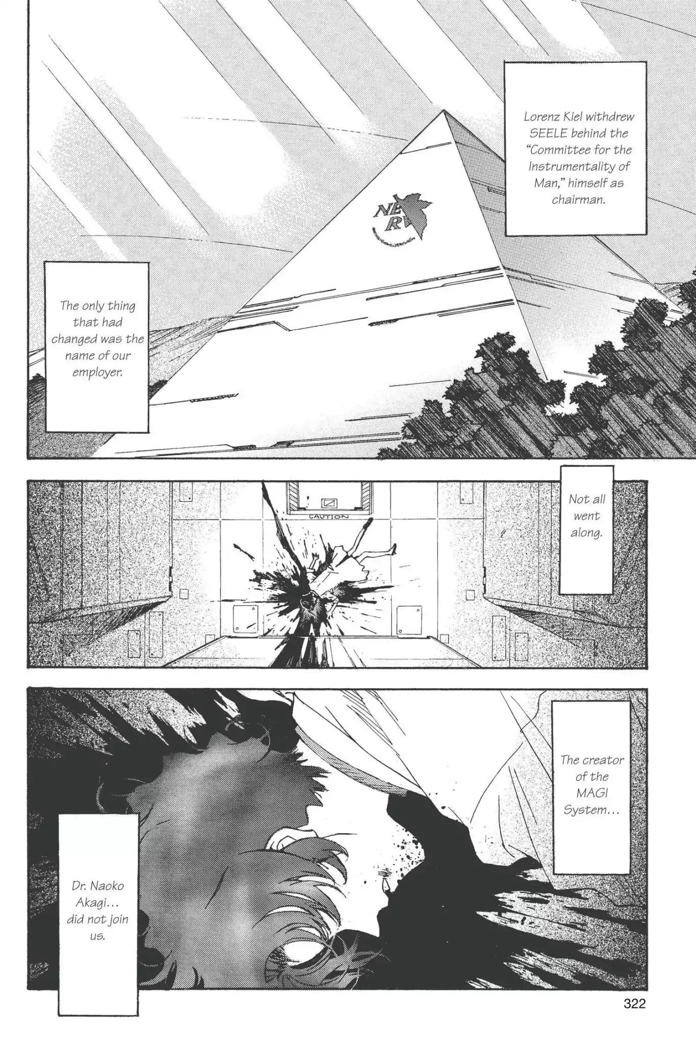 Shinseiki Evangelion Chapter 54 page 16 - Chapter 54: Vol.3 Stage 54: The Birth of NERV