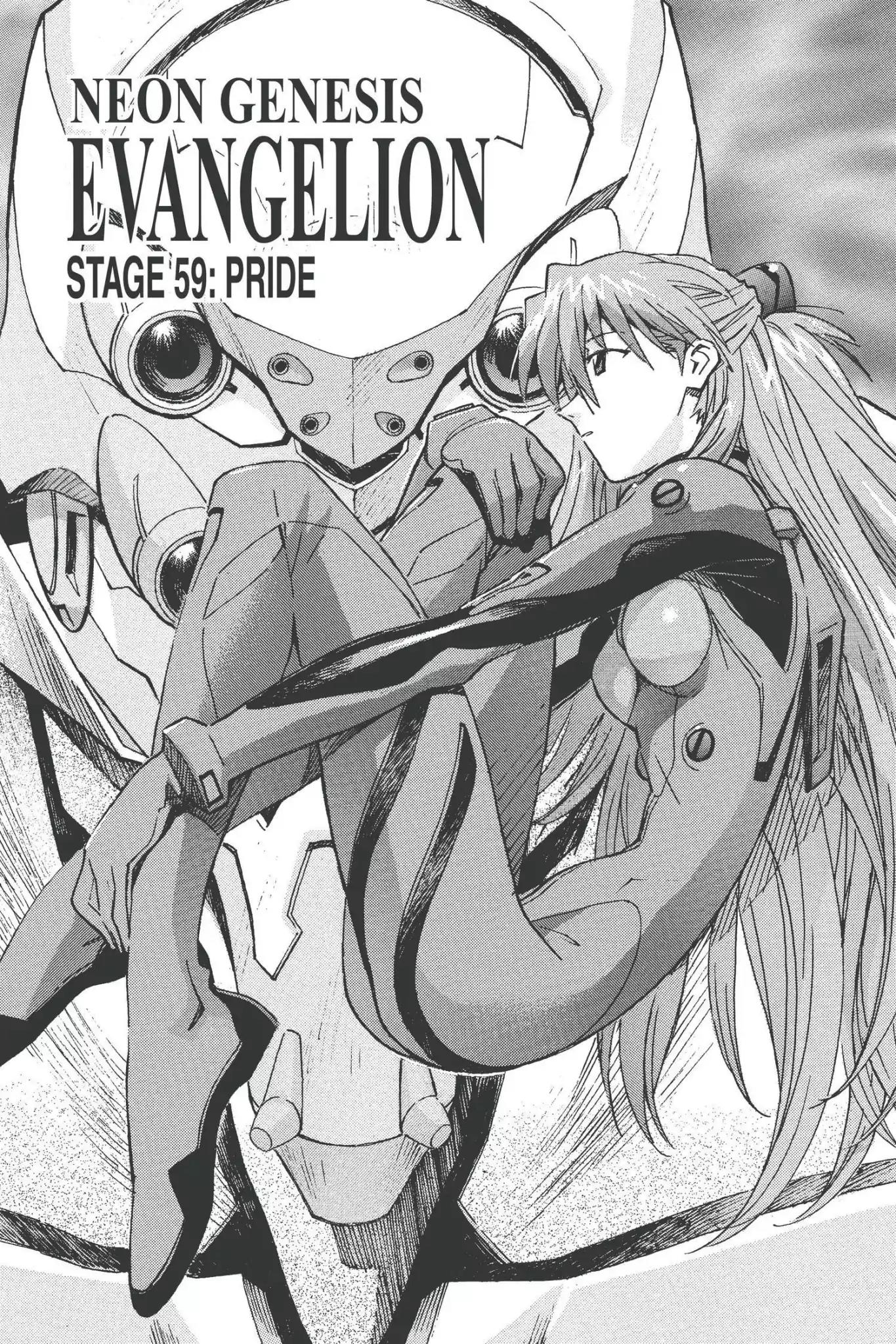 Shinseiki Evangelion Chapter 59 page 1 - Chapter 59: Vol.3 Stage 59: Pride