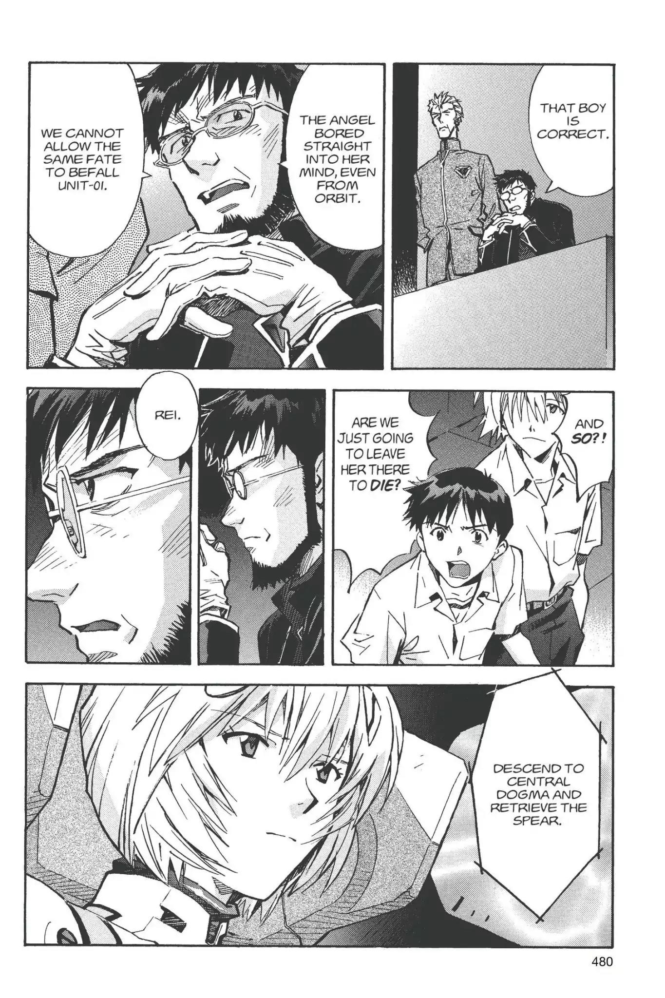 Shinseiki Evangelion Chapter 61 page 4 - Chapter 61: Vol.3 Stage 61: The Spear of Longinus