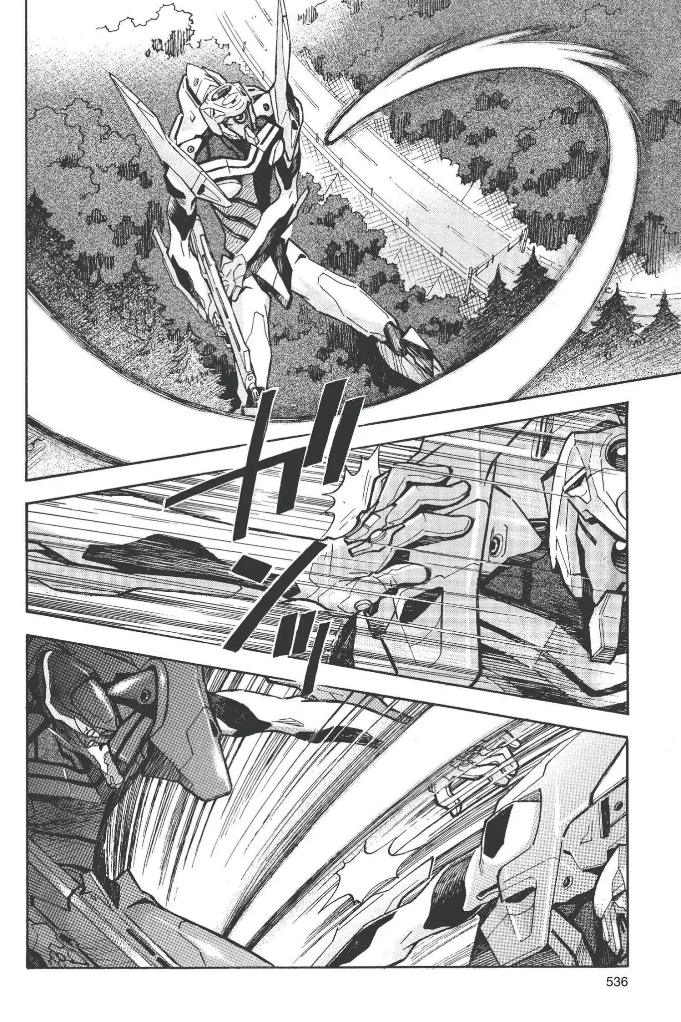 Shinseiki Evangelion Chapter 63 page 12 - Chapter 63: Vol.3 Stage 63: Returning Fire