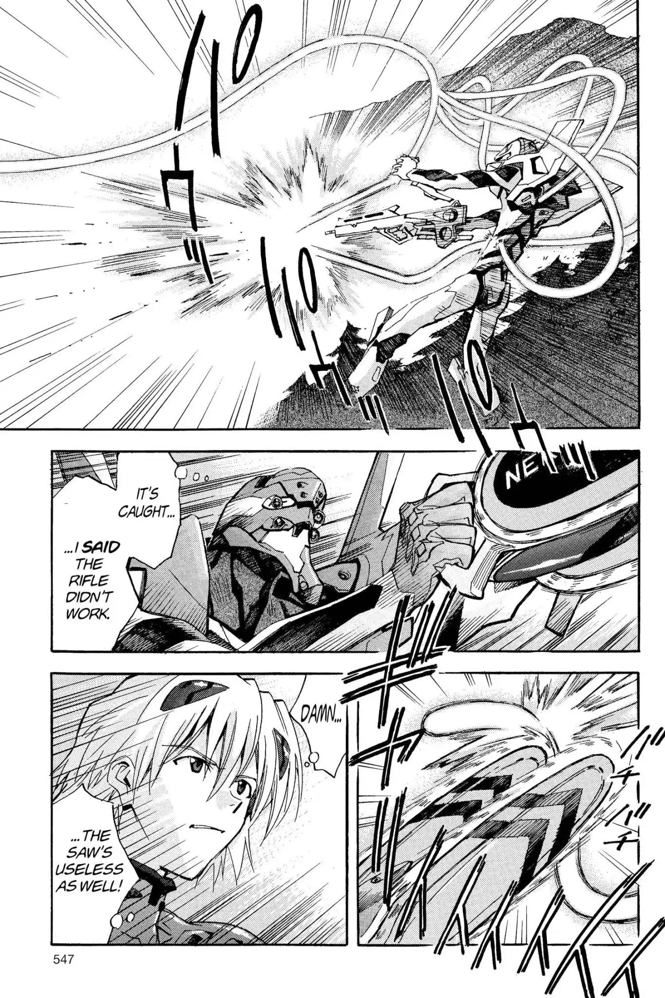 Shinseiki Evangelion Chapter 63 page 23 - Chapter 63: Vol.3 Stage 63: Returning Fire