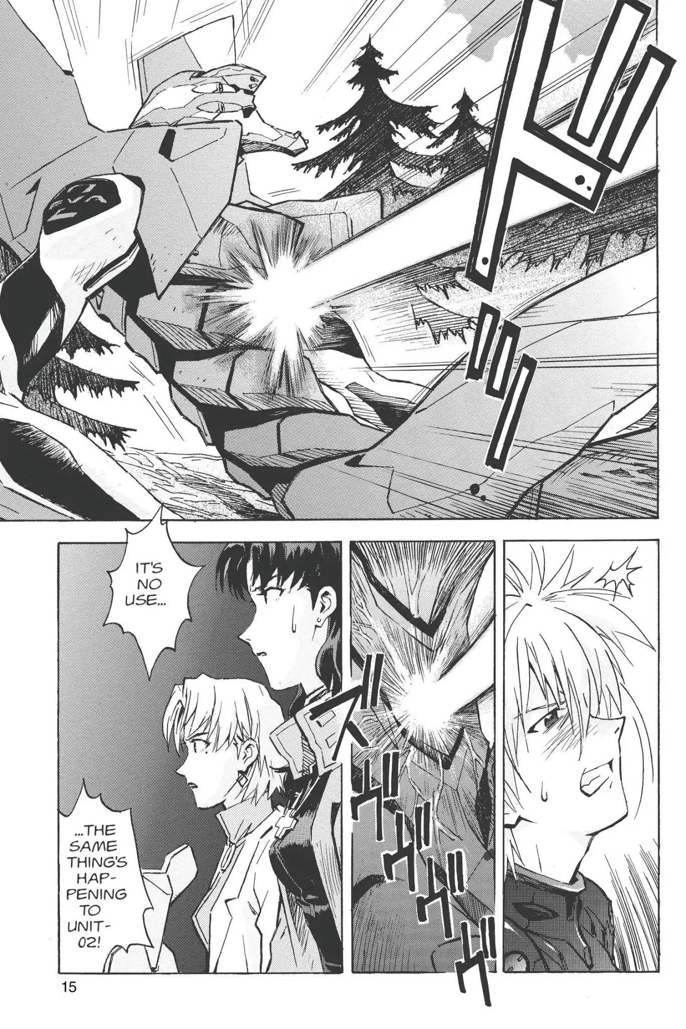 Shinseiki Evangelion Chapter 64 page 15 - Chapter 64: Vol.4 Stage 64: Tears
