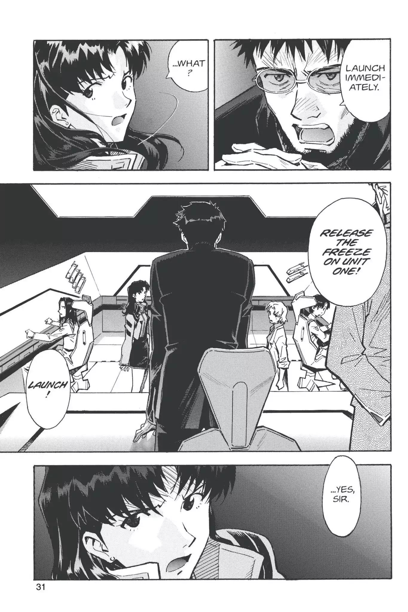 Shinseiki Evangelion Chapter 64 page 31 - Chapter 64: Vol.4 Stage 64: Tears