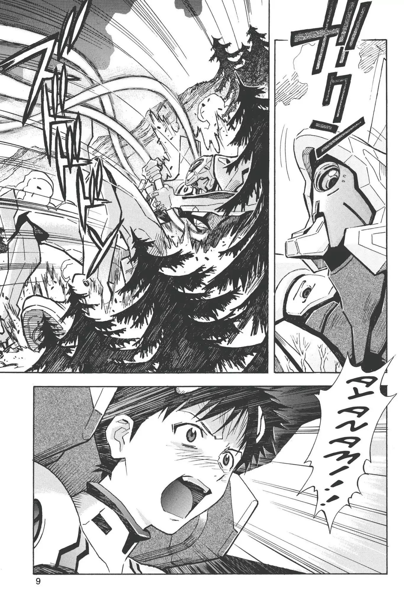 Shinseiki Evangelion Chapter 64 page 9 - Chapter 64: Vol.4 Stage 64: Tears