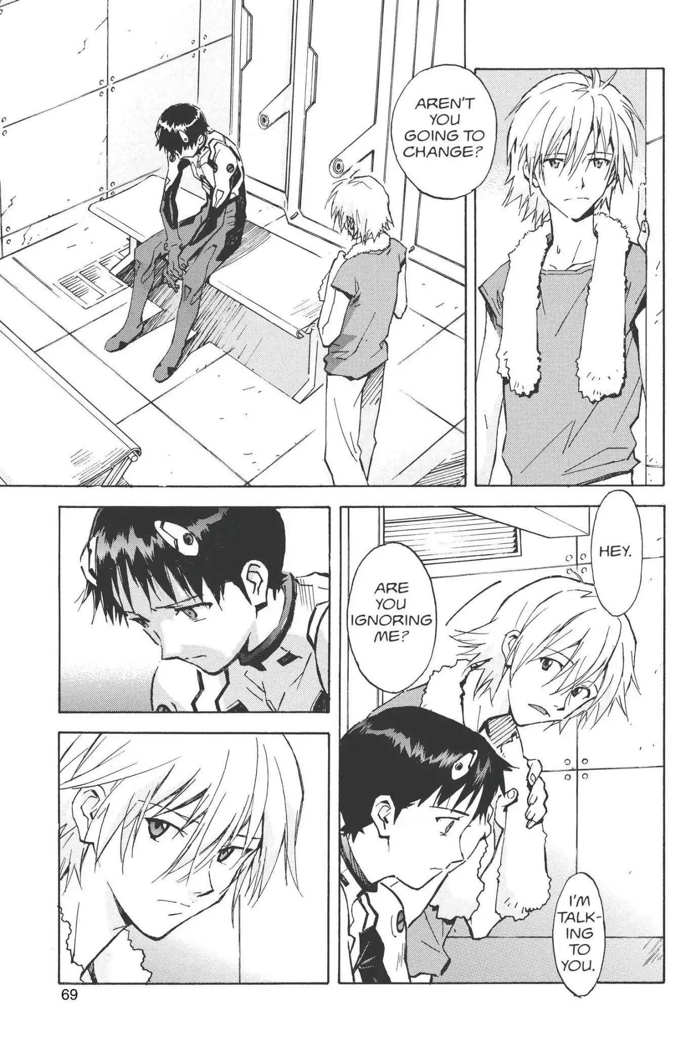 Shinseiki Evangelion Chapter 66 page 12 - Chapter 66: Vol.4 Stage 66: Without Reaching Your Heart