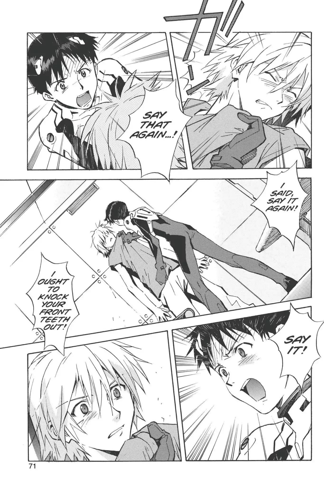 Shinseiki Evangelion Chapter 66 page 14 - Chapter 66: Vol.4 Stage 66: Without Reaching Your Heart