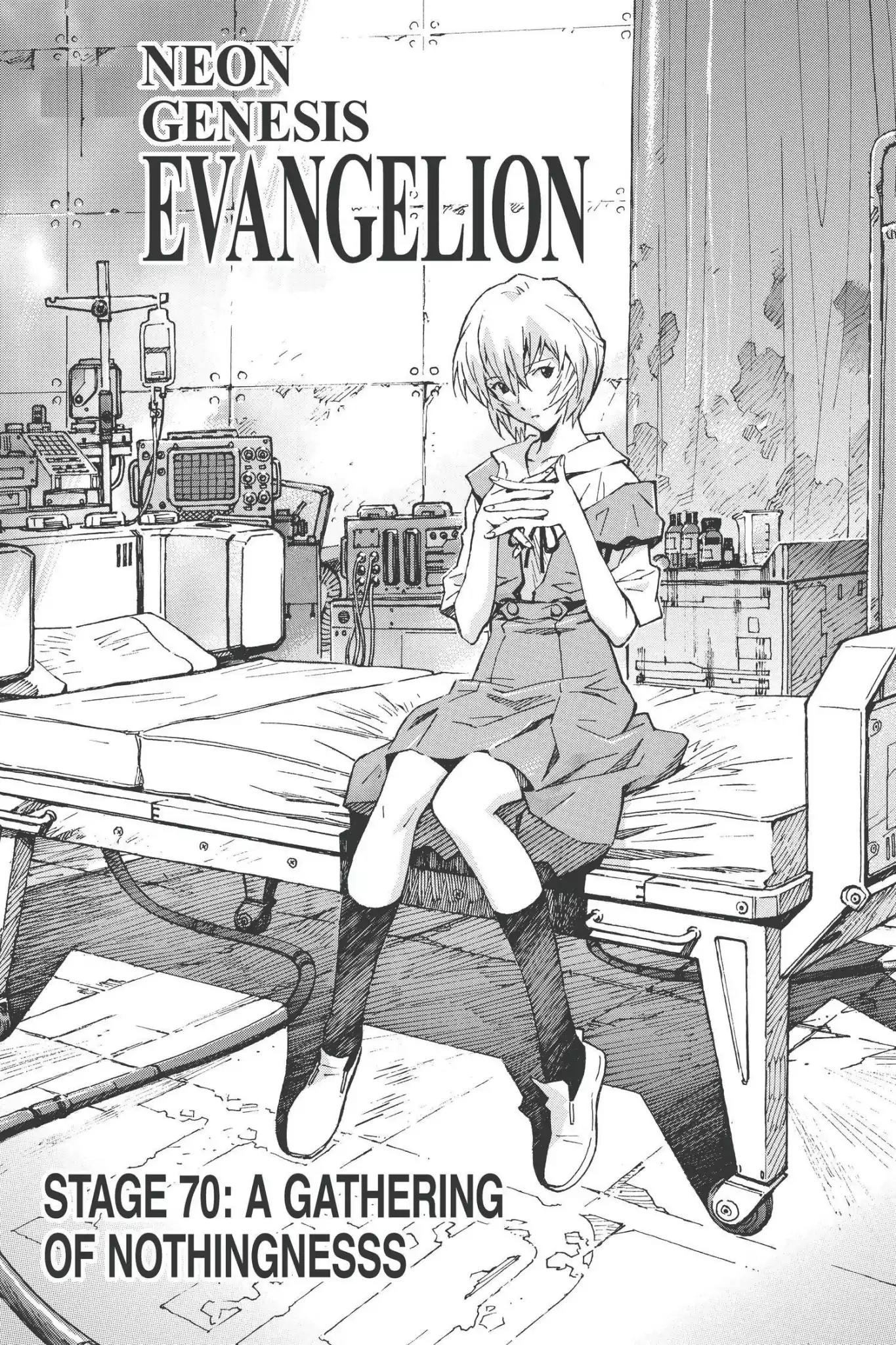 Shinseiki Evangelion Chapter 70 page 1 - Chapter 70: Vol.4 Stage 70: A Gathering of Nothingness