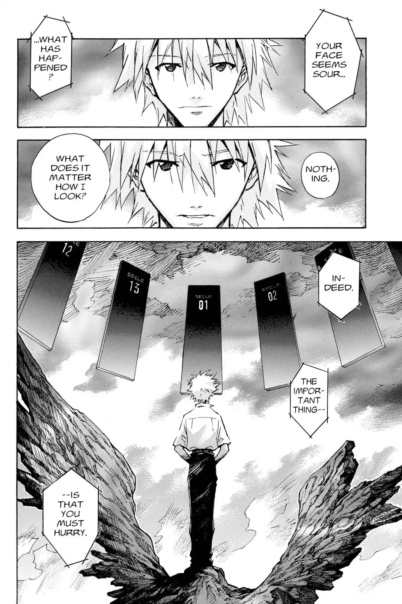 Shinseiki Evangelion Chapter 71 page 28 - Chapter 71: Vol.4 Stage 71: Descendant of Adam