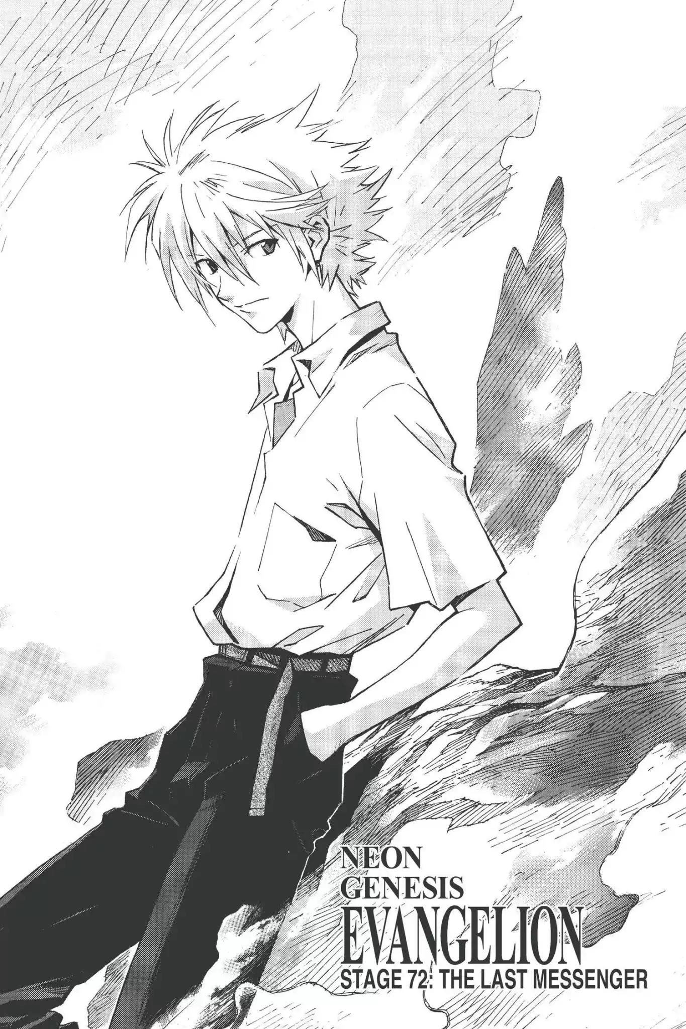 Shinseiki Evangelion Chapter 72 page 1 - Chapter 72: Vol.4 Stage 72: The Last Messenger