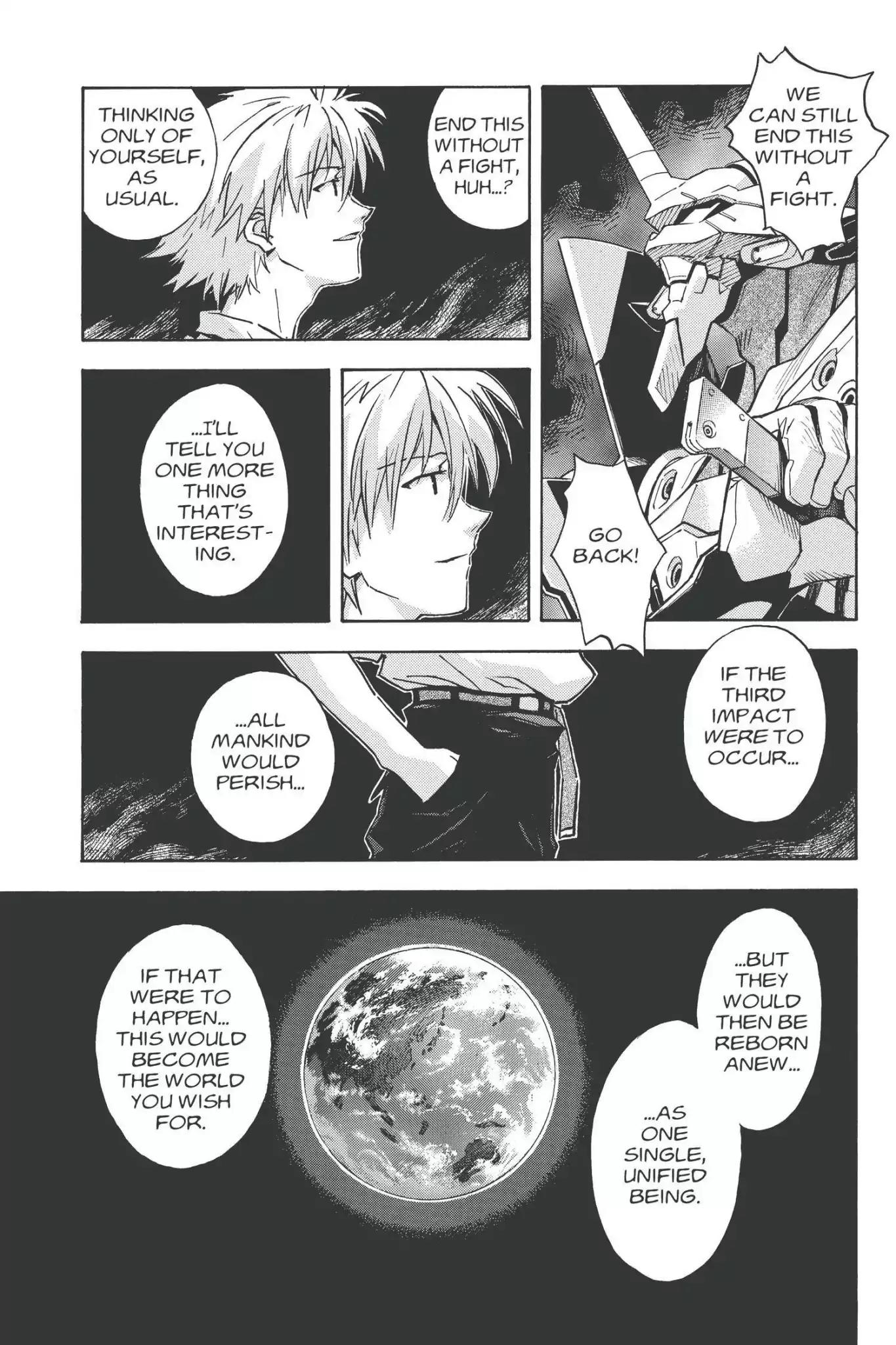 Shinseiki Evangelion Chapter 73 page 21 - Chapter 73: Vol.4 Stage 73: Reaching the Boundary