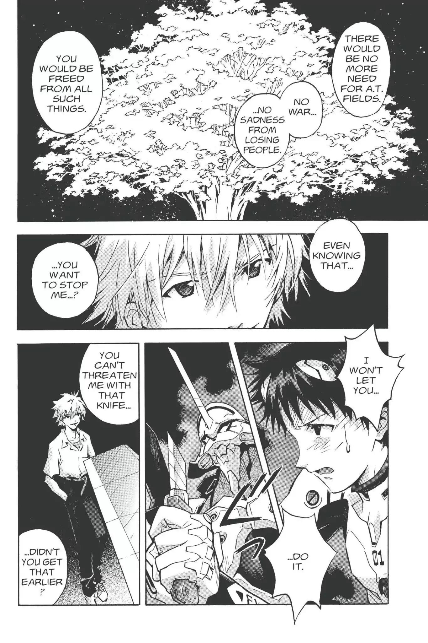 Shinseiki Evangelion Chapter 73 page 22 - Chapter 73: Vol.4 Stage 73: Reaching the Boundary