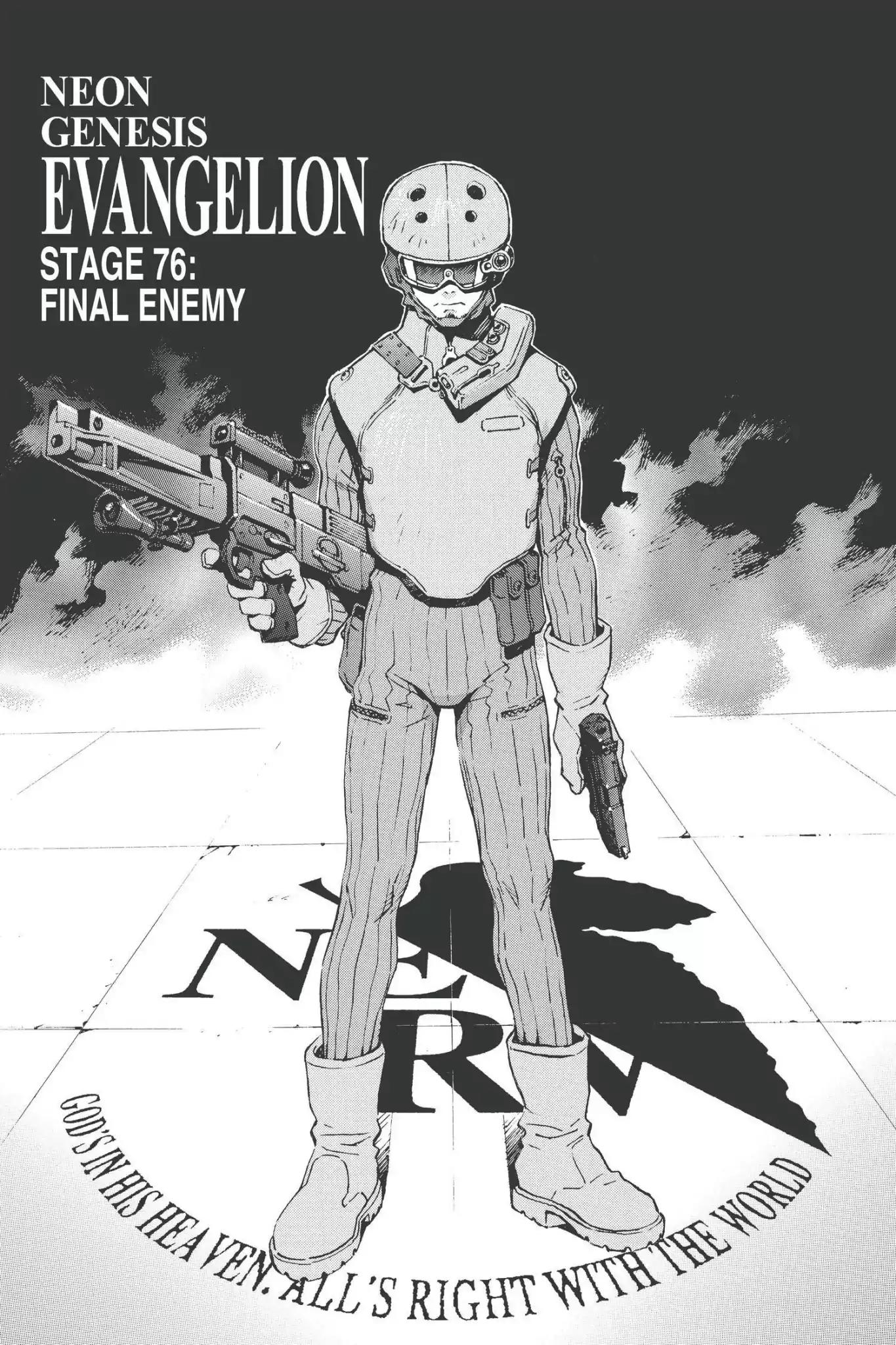 Shinseiki Evangelion Chapter 76 page 1 - Chapter 76: Vol.4 Stage 76: Final Enemy