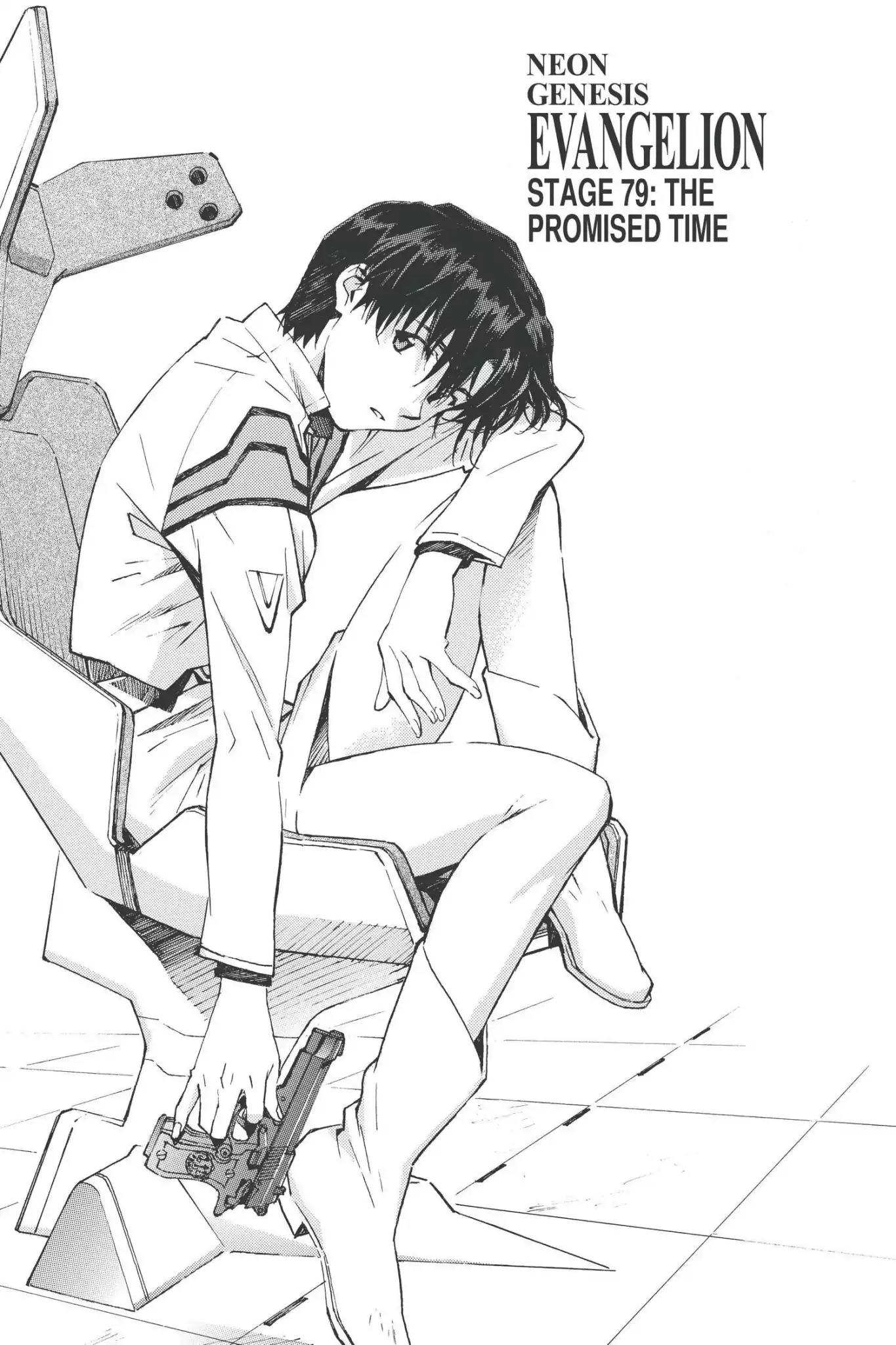 Shinseiki Evangelion Chapter 79 page 1 - Chapter 79: Vol.4 Stage 79: The Promised Time