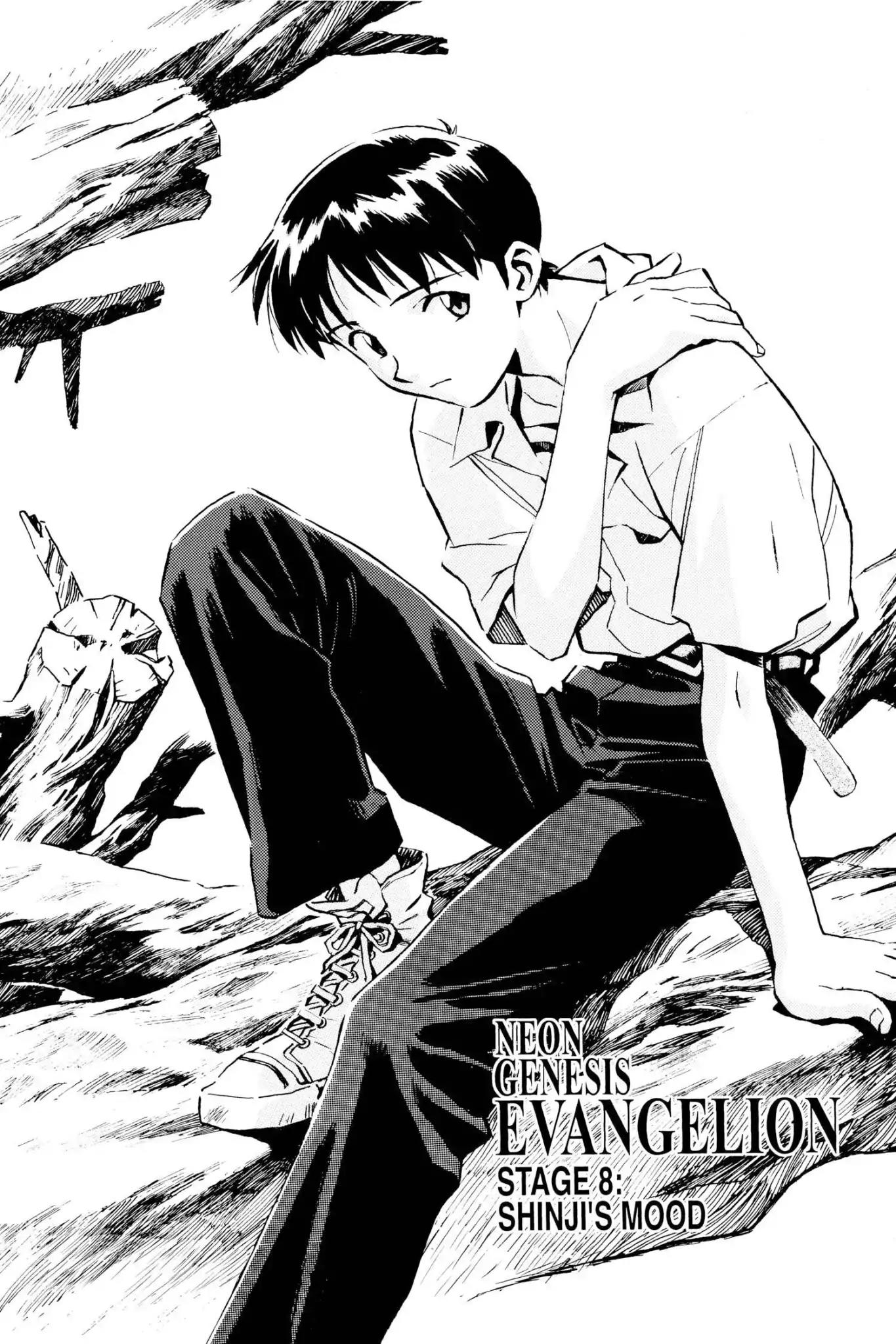Shinseiki Evangelion Chapter 8 page 1 - Chapter 8: Vol.1 Stage 8: Shinji's Mood