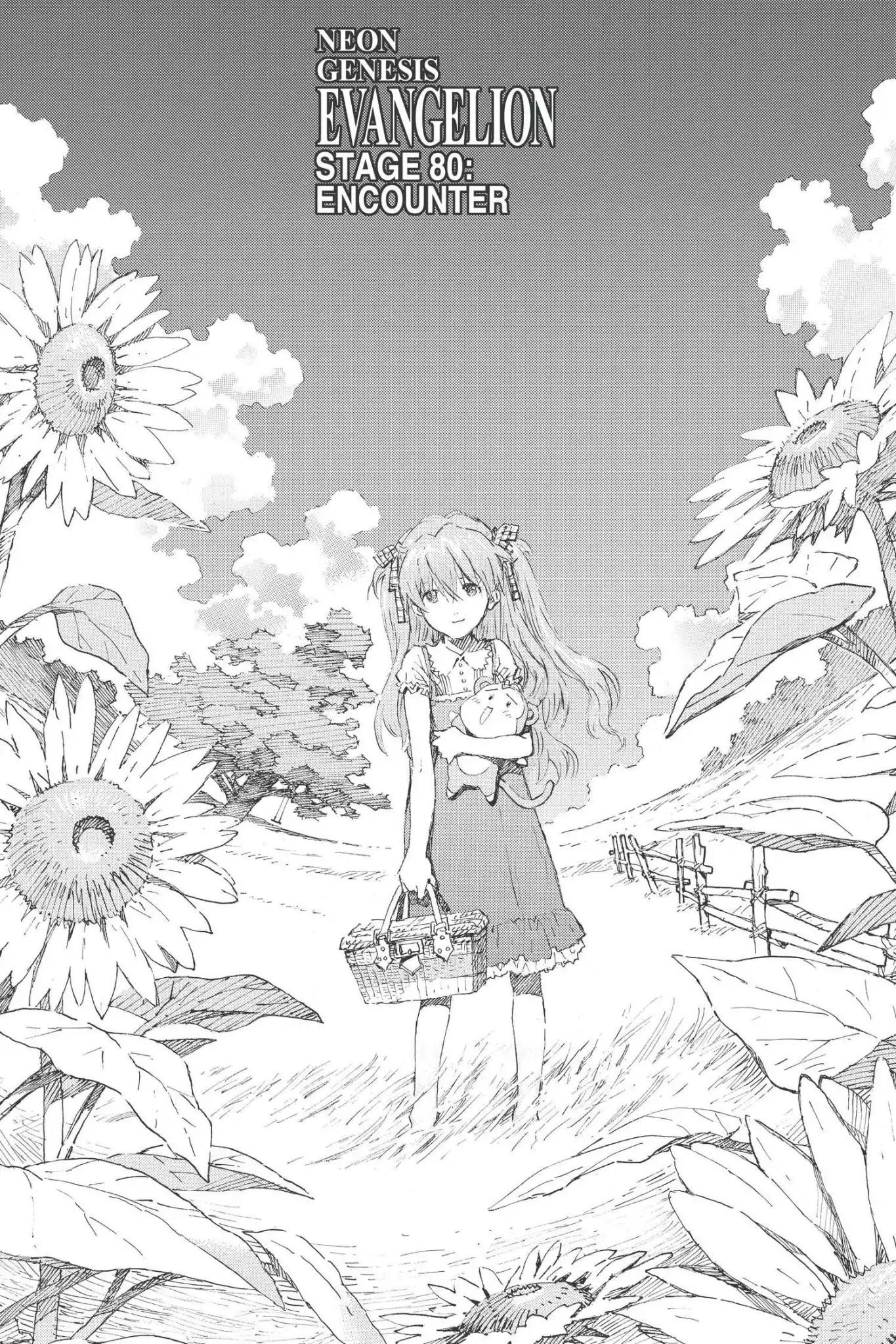 Shinseiki Evangelion Chapter 80 page 1 - Chapter 80: Vol.4 Stage 80: Encounter