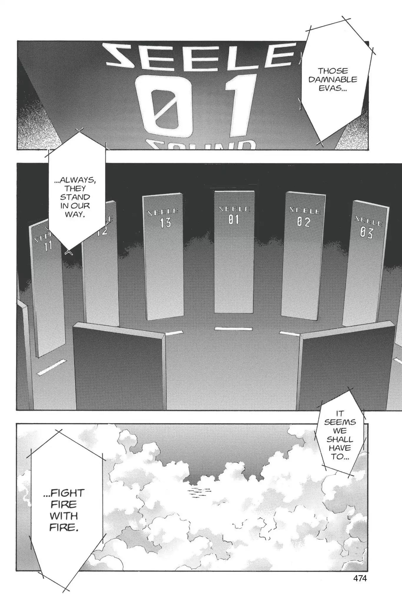 Shinseiki Evangelion Chapter 81 page 12 - Chapter 81: Vol.4 Stage 81: Enemy from the Sky