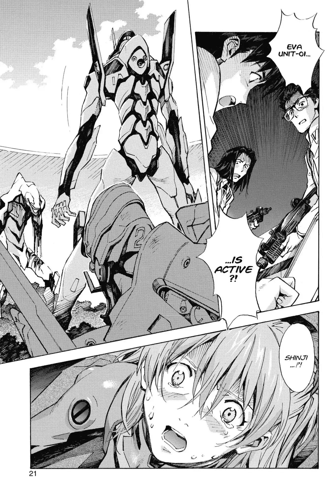 Shinseiki Evangelion Chapter 84 page 22 - Chapter 84: Vol.5 Stage 84: Calling
