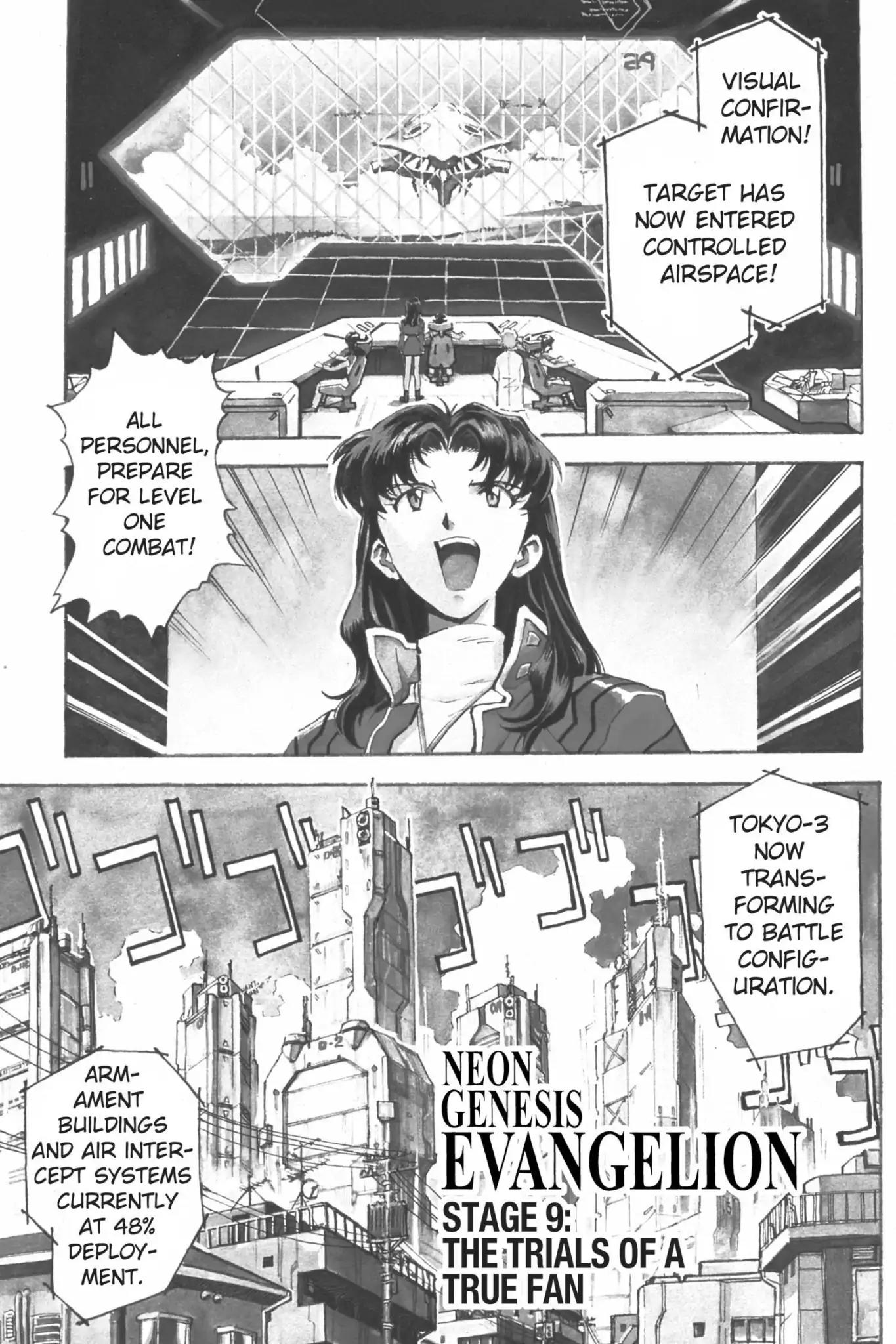 Shinseiki Evangelion Chapter 9 page 1 - Chapter 9: Vol.1 Stage 9: The Trials of a True Fan