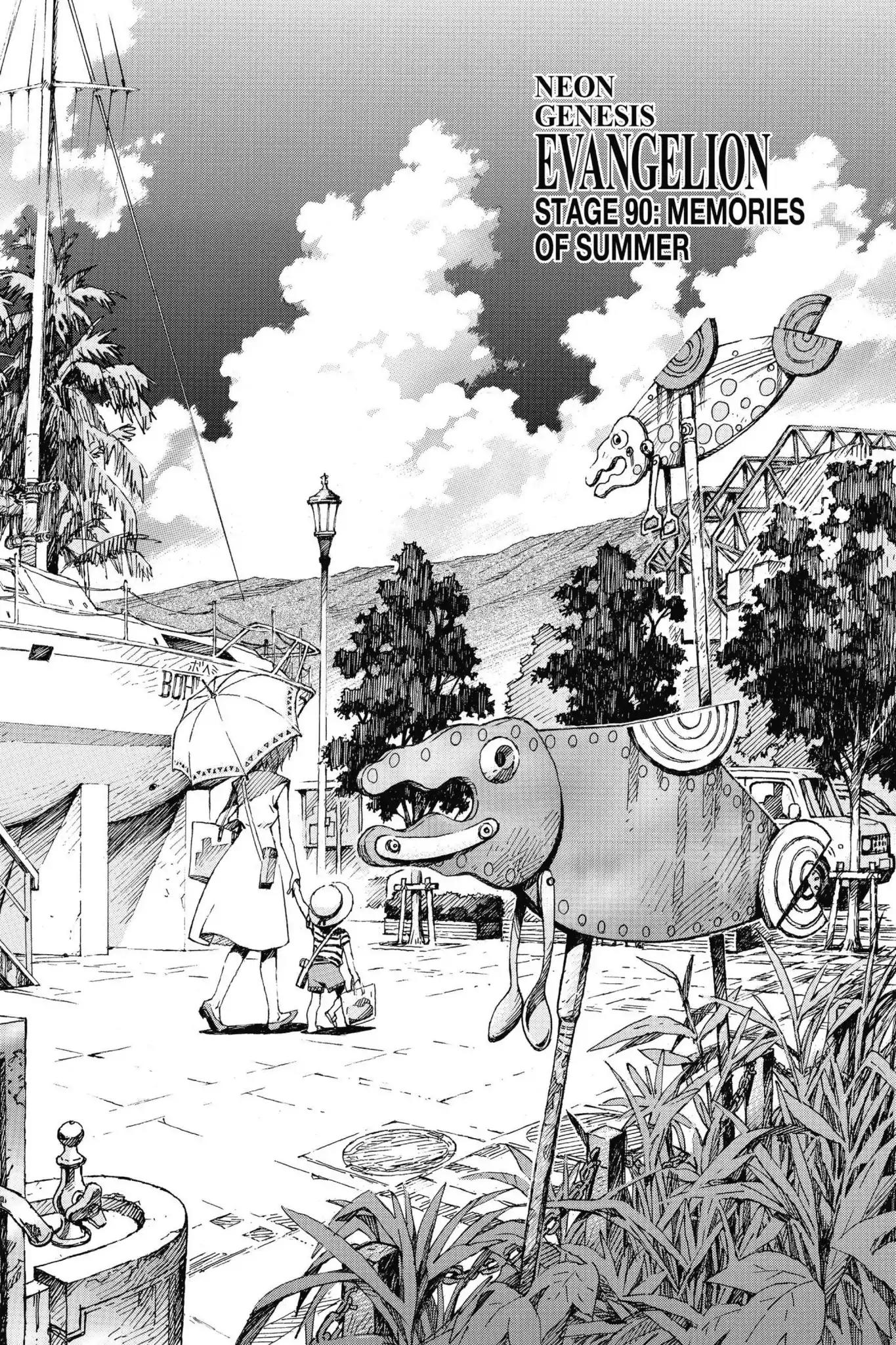 Shinseiki Evangelion Chapter 90 page 1 - Chapter 90: Vol.5 Stage 90: Memories of Summer