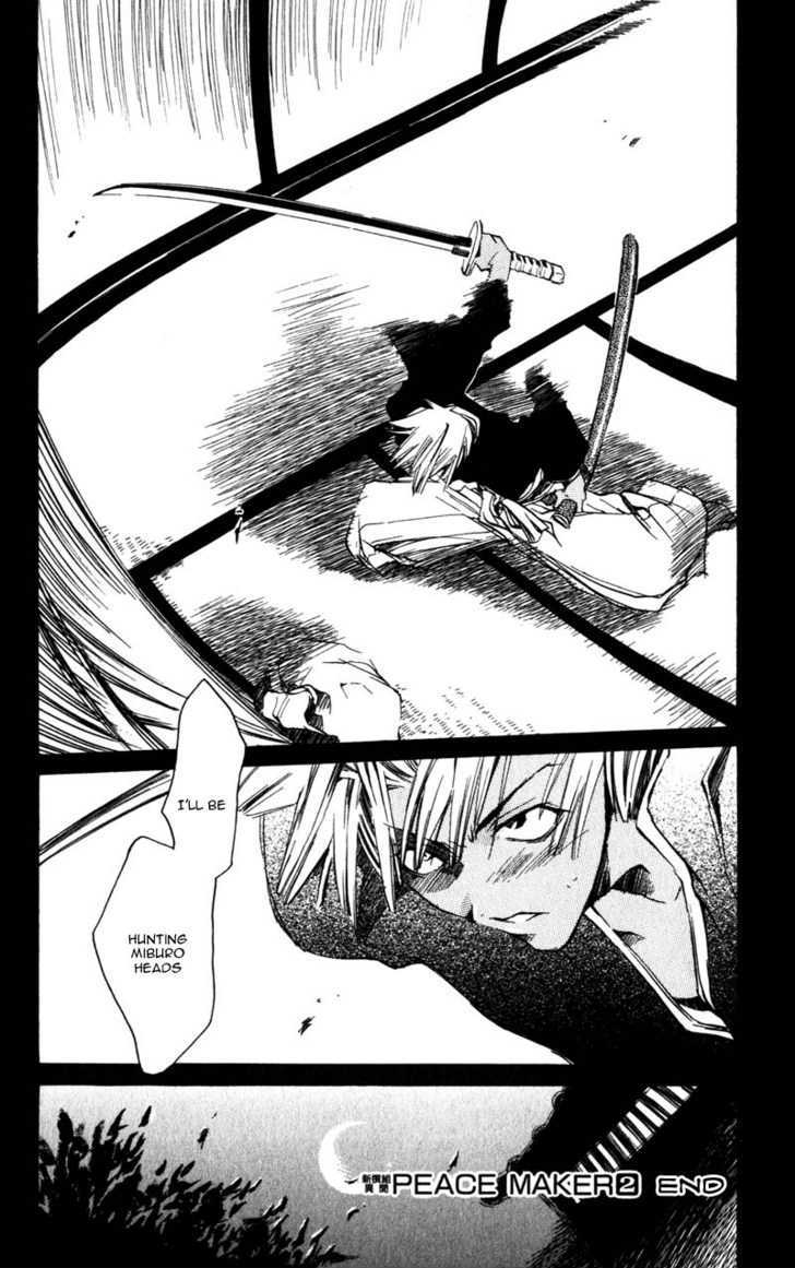 Shinsengumi Imon Peace Maker Chapter 9 page 35 - Chapter 9 : All I've Got To Do
