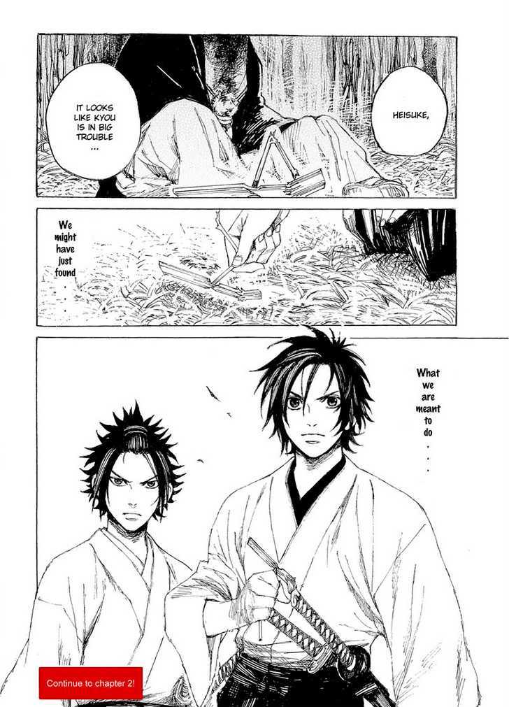 Shinsengumi Jingishou Asagi Chapter 1 page 35 - Chapter 1 : A Song for Bamboo-copter