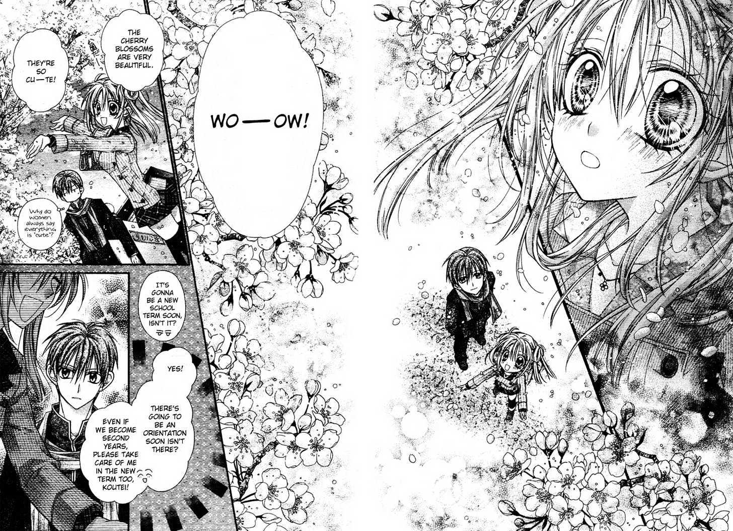 Shinshi Doumei Cross Chapter 28 page 19 - Chapter 28 : The Rush of my Heartbeat: Cherry Blossom Gateway
