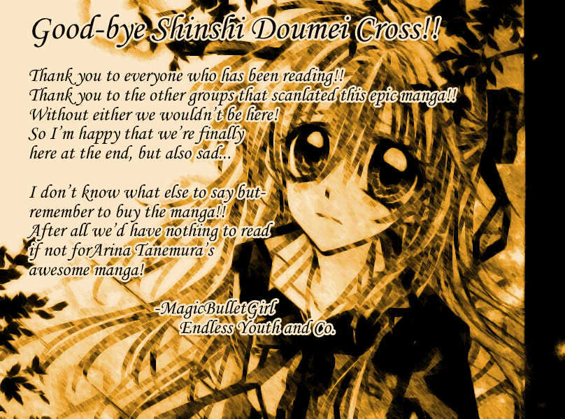 Shinshi Doumei Cross Chapter 47 page 34 - Chapter 47 : End