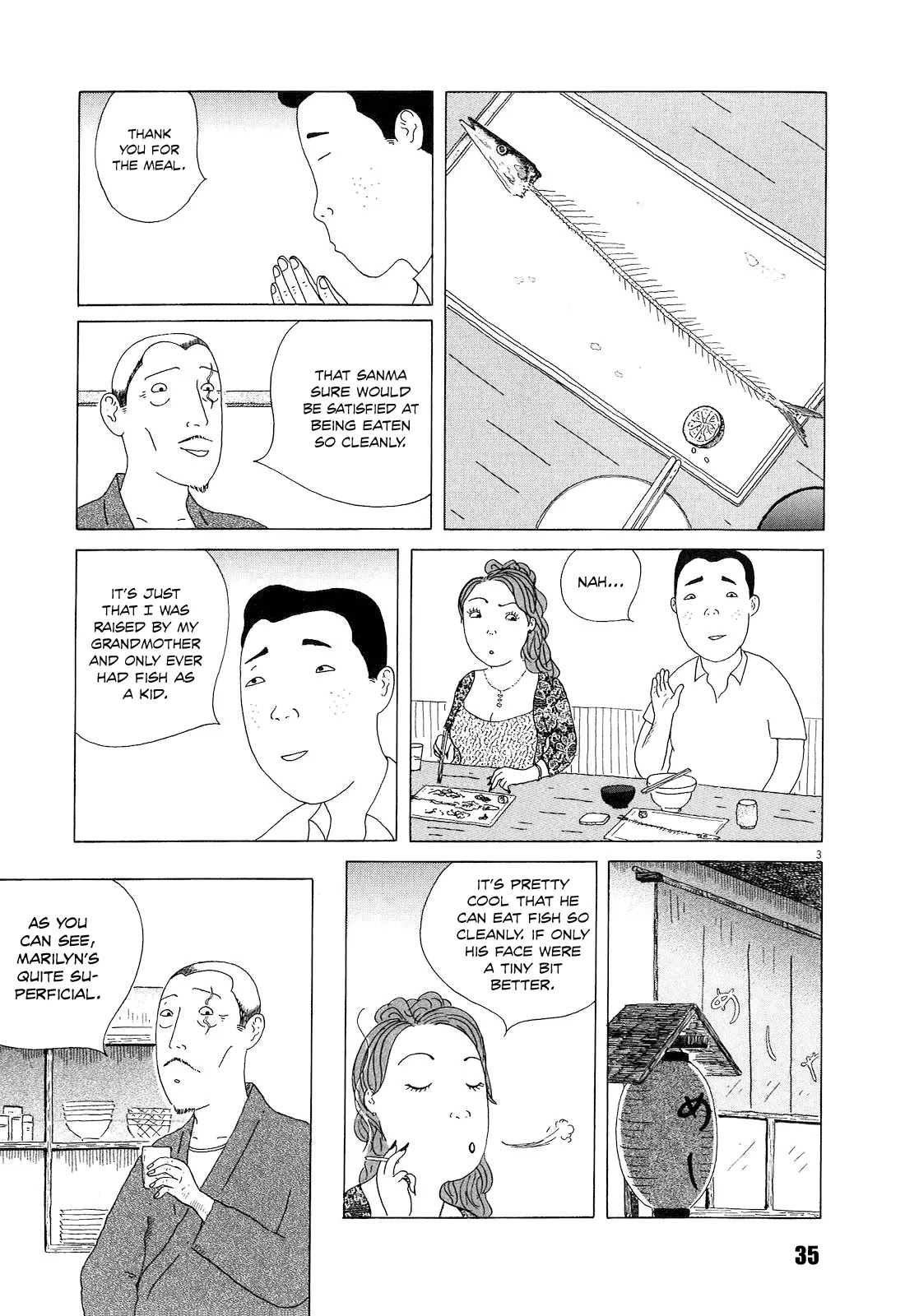 Shinya Shokudou Chapter 18 page 3 - Chapter 18 : Sanma no Shioyaki