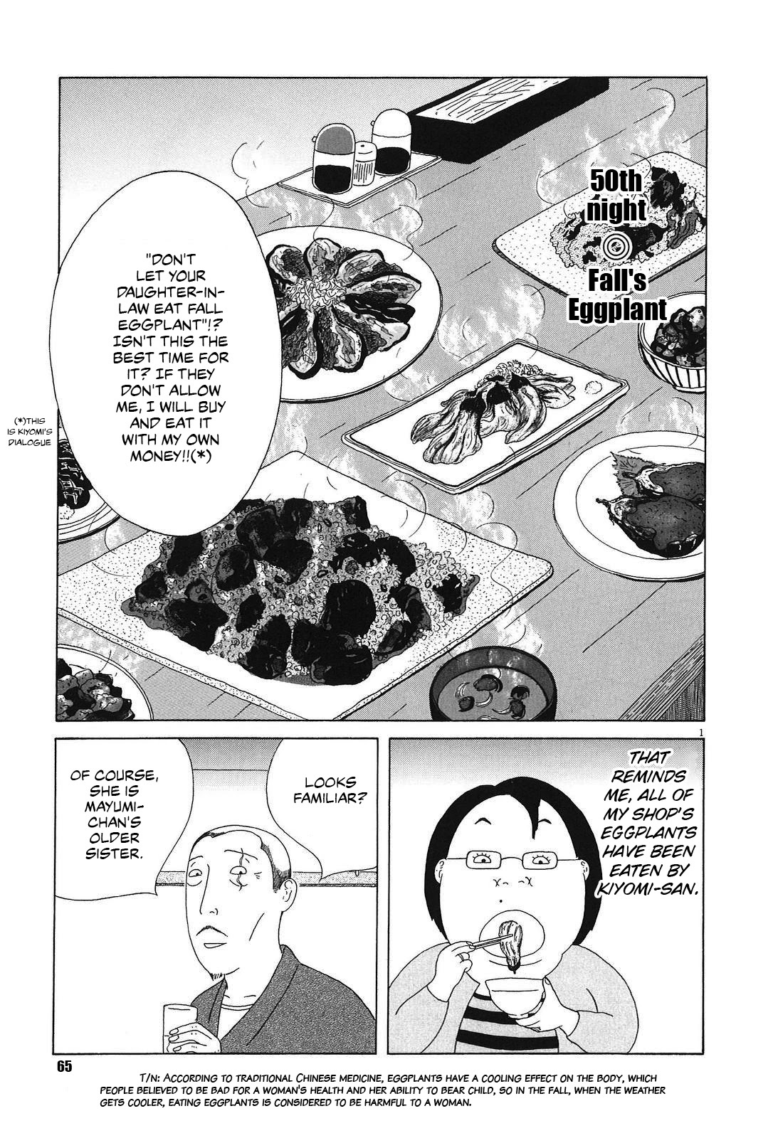 Shinya Shokudou Chapter 50 page 1 - Chapter 50: Fall's Eggplant