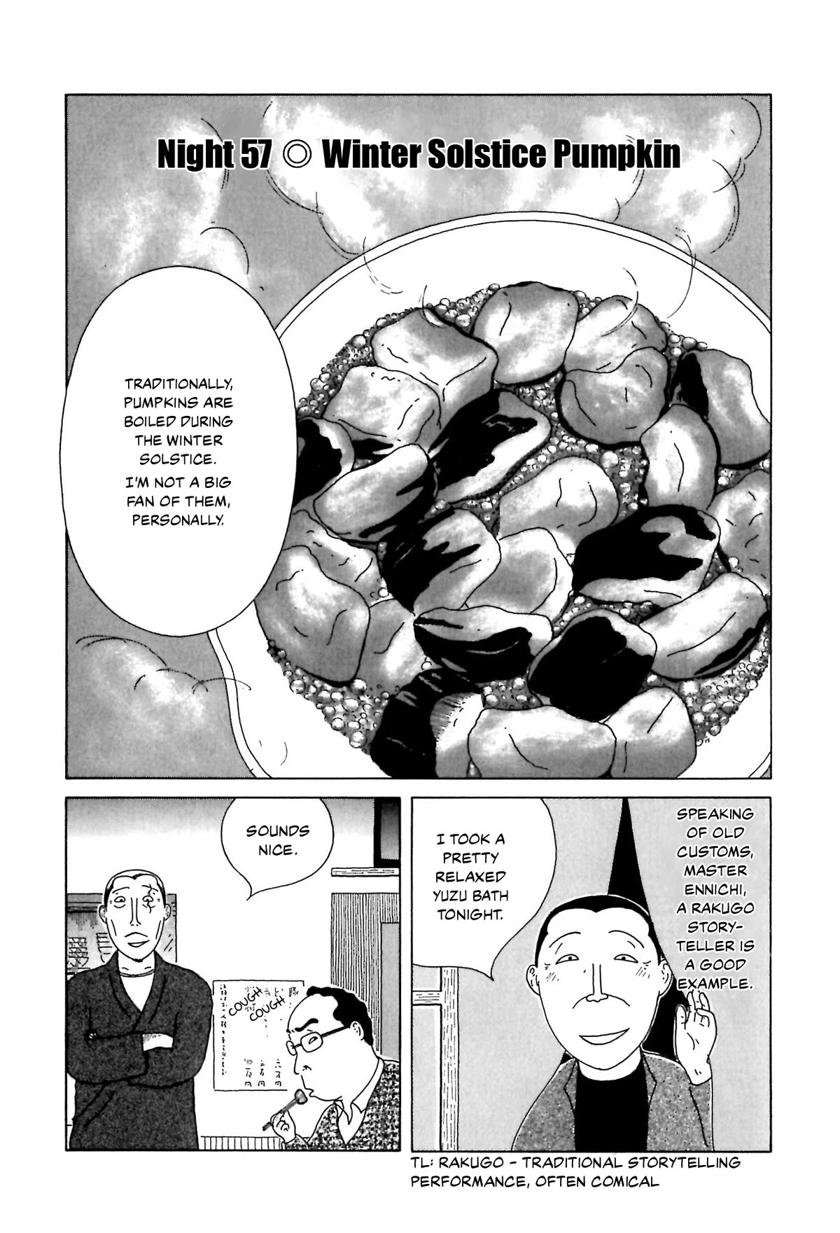 Shinya Shokudou Chapter 57 page 1 - Chapter 57: Winter Solstice Pumpkin