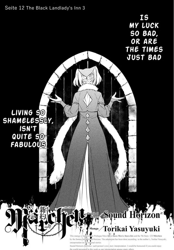 Shinyaku Marchen Chapter 12 page 1 - Chapter 12: Seite 12: The Black Landlady's Inn 3