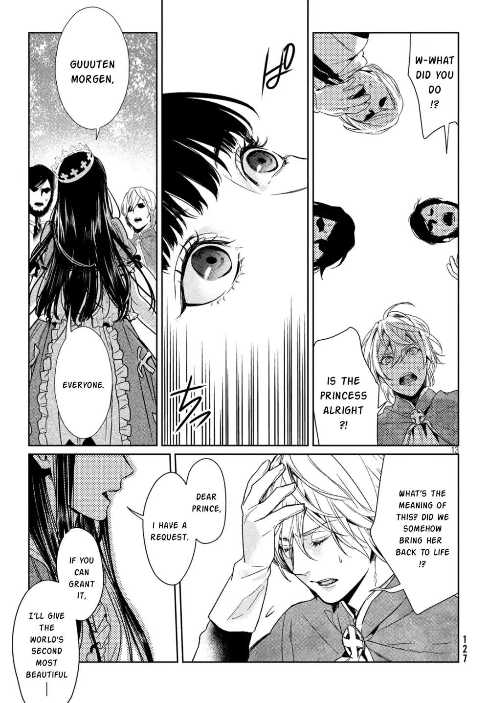 Shinyaku Marchen Chapter 15 page 13 - Chapter 15: Seite 15: The Princess Sleeping Within The Glass Coffin 3