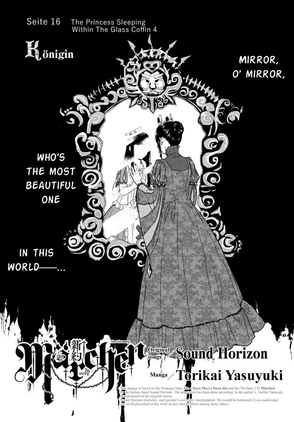 Shinyaku Marchen Chapter 16 page 1 - Chapter 16: Seite 16: The Princess Sleeping Within The Glass Coffin 4