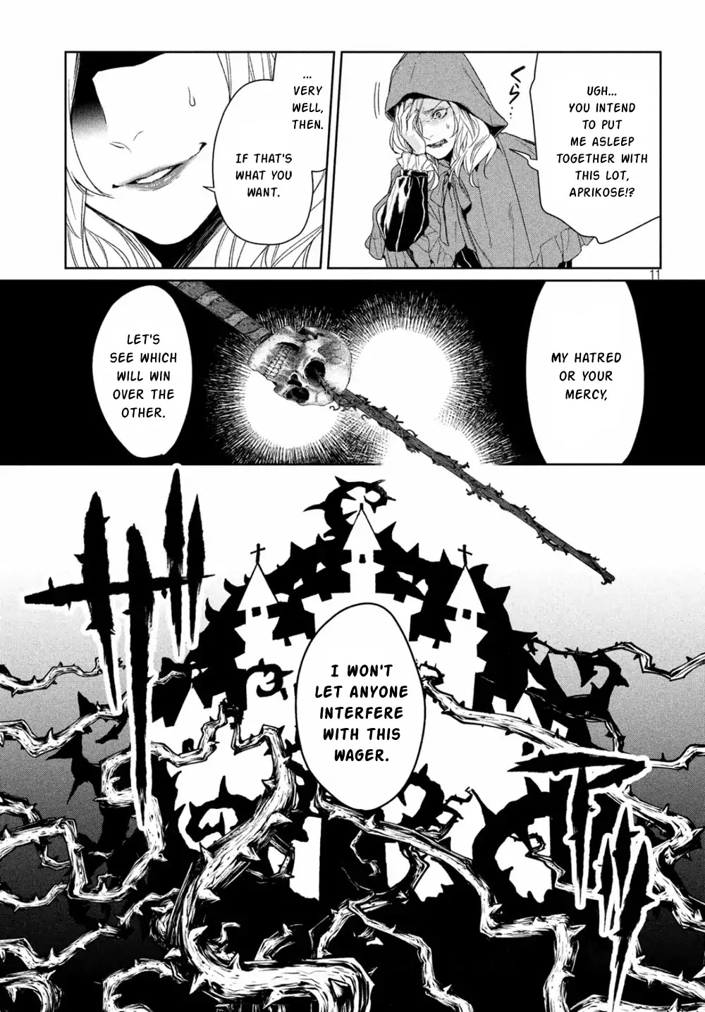 Shinyaku Marchen Chapter 21 page 11 - Chapter 21: Seite 21: The Princess Sleeping in the Tower of Roses 2
