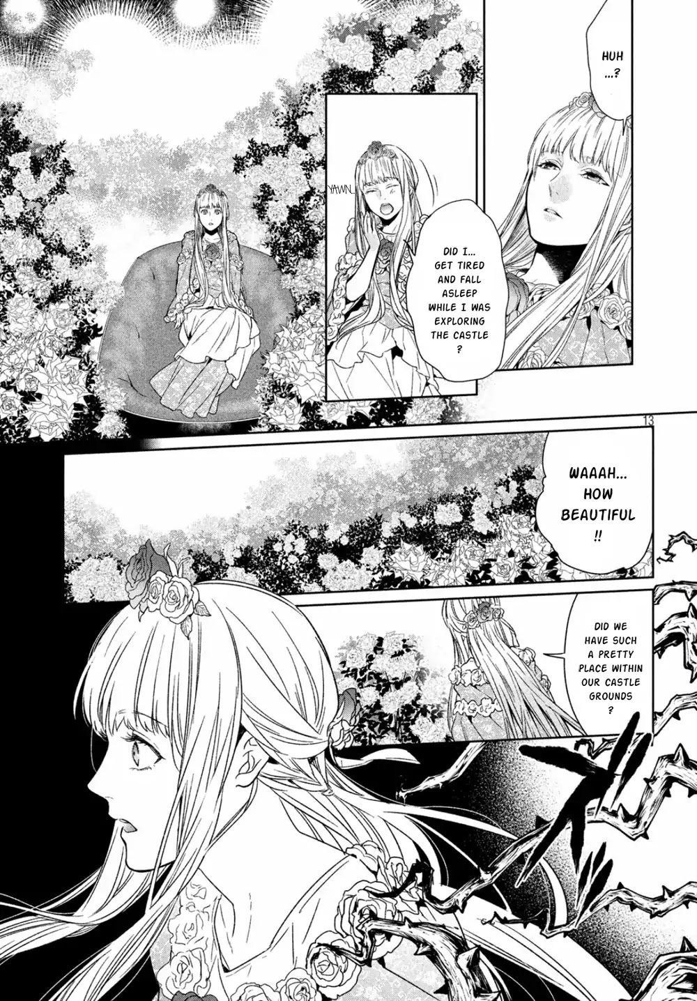 Shinyaku Marchen Chapter 21 page 13 - Chapter 21: Seite 21: The Princess Sleeping in the Tower of Roses 2