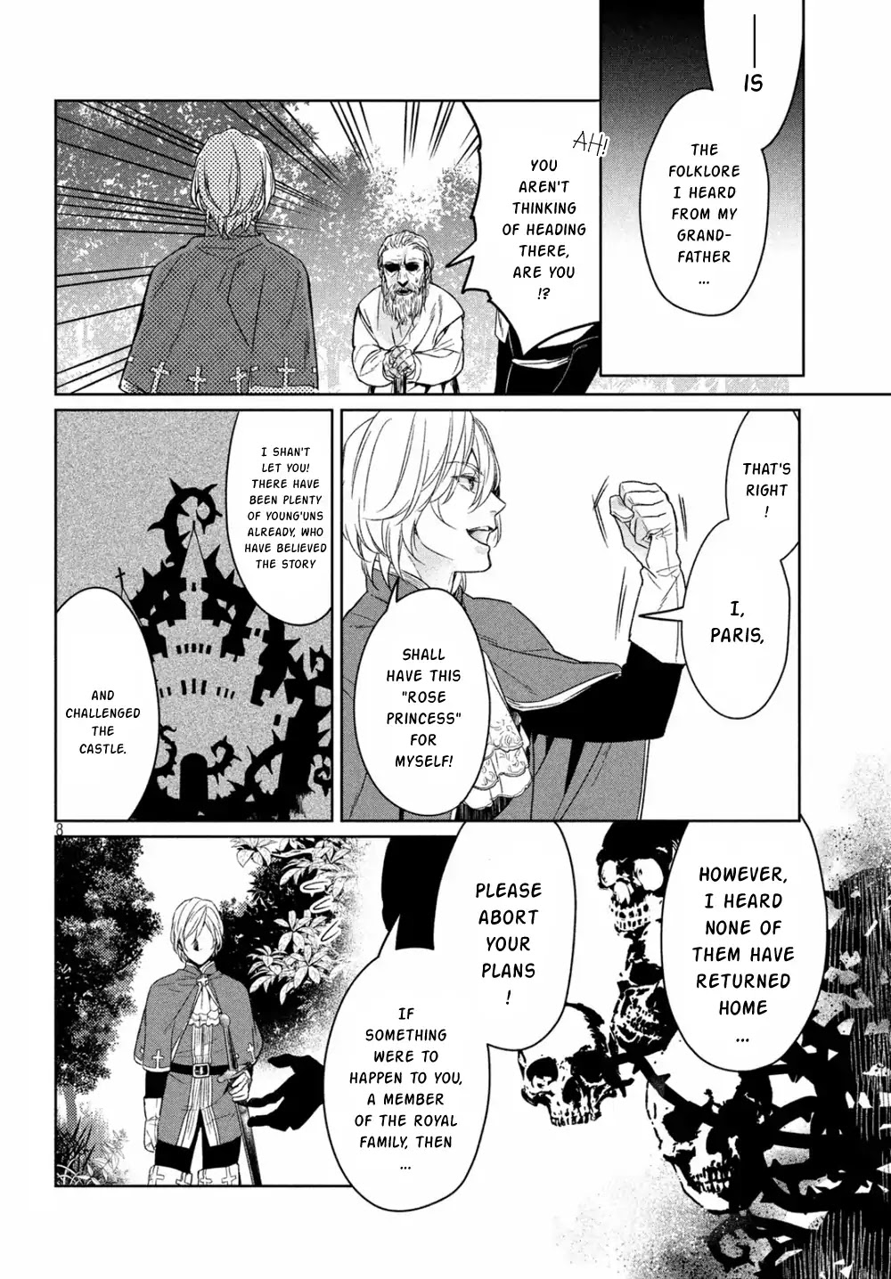 Shinyaku Marchen Chapter 22 page 8 - Chapter 22: Seite 22: The Princess Sleeping in the Tower of Roses 3