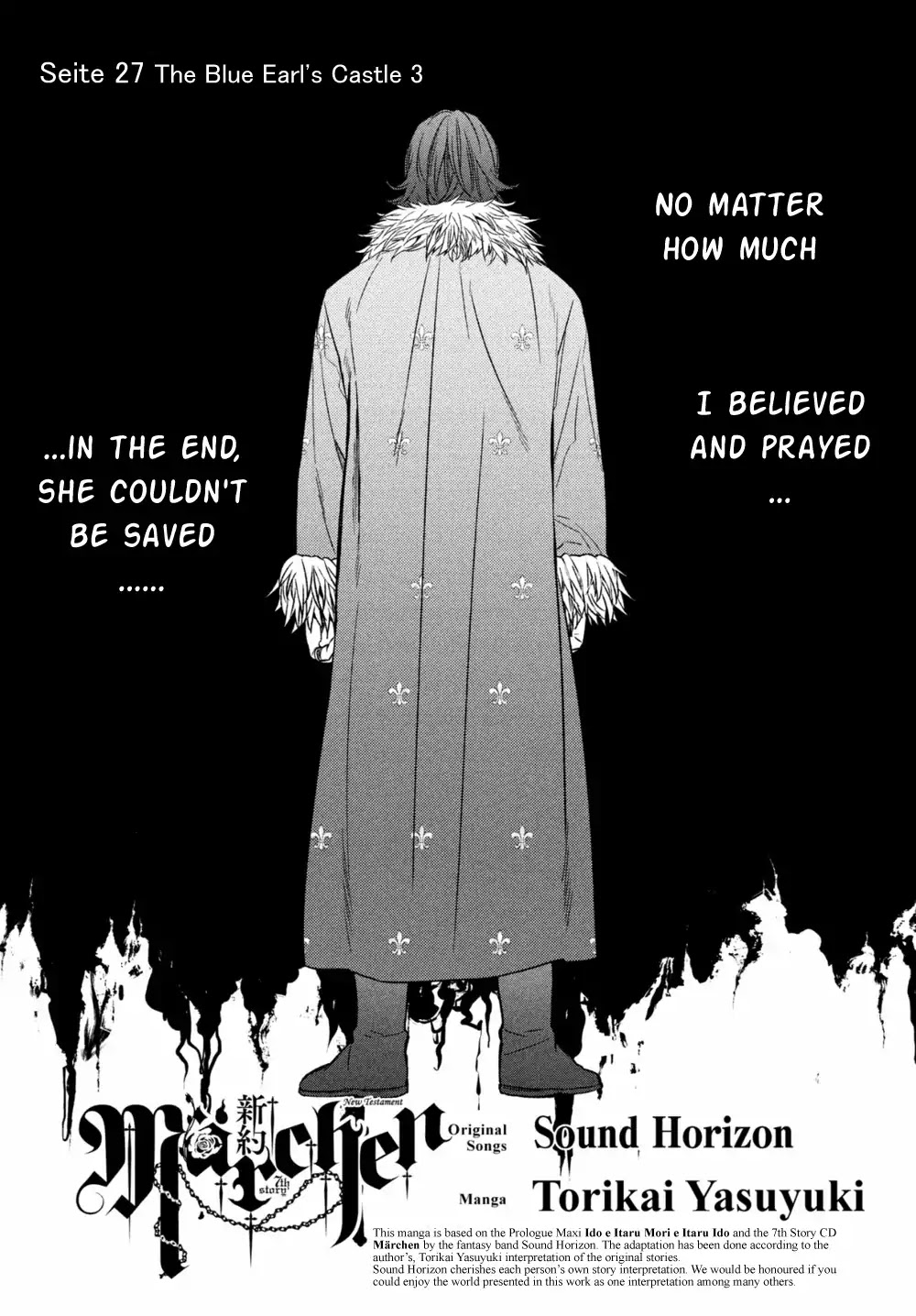 Shinyaku Marchen Chapter 27 page 1 - Chapter 27: Seite 27: The Blue Earl's Castle 3