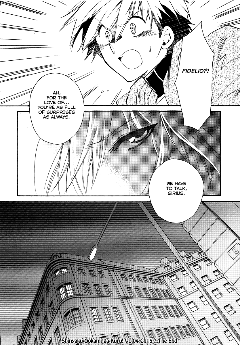 Shinyaku Ookami ga Kuru! Chapter 15 page 28 - Chapter 15: Wollt ihr das Bett in Flammen sehen (1)
