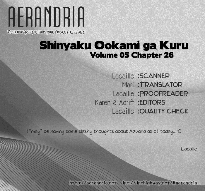 Shinyaku Ookami ga Kuru! Chapter 26 page 2 - Chapter 26: Sehnsucht (1)