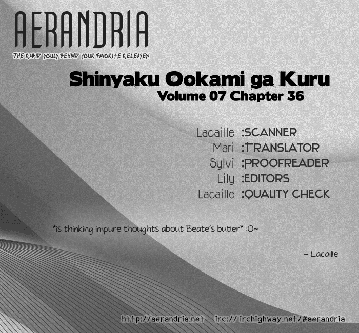 Shinyaku Ookami ga Kuru! Chapter 36 page 3 - Chapter 36: Donaukinper