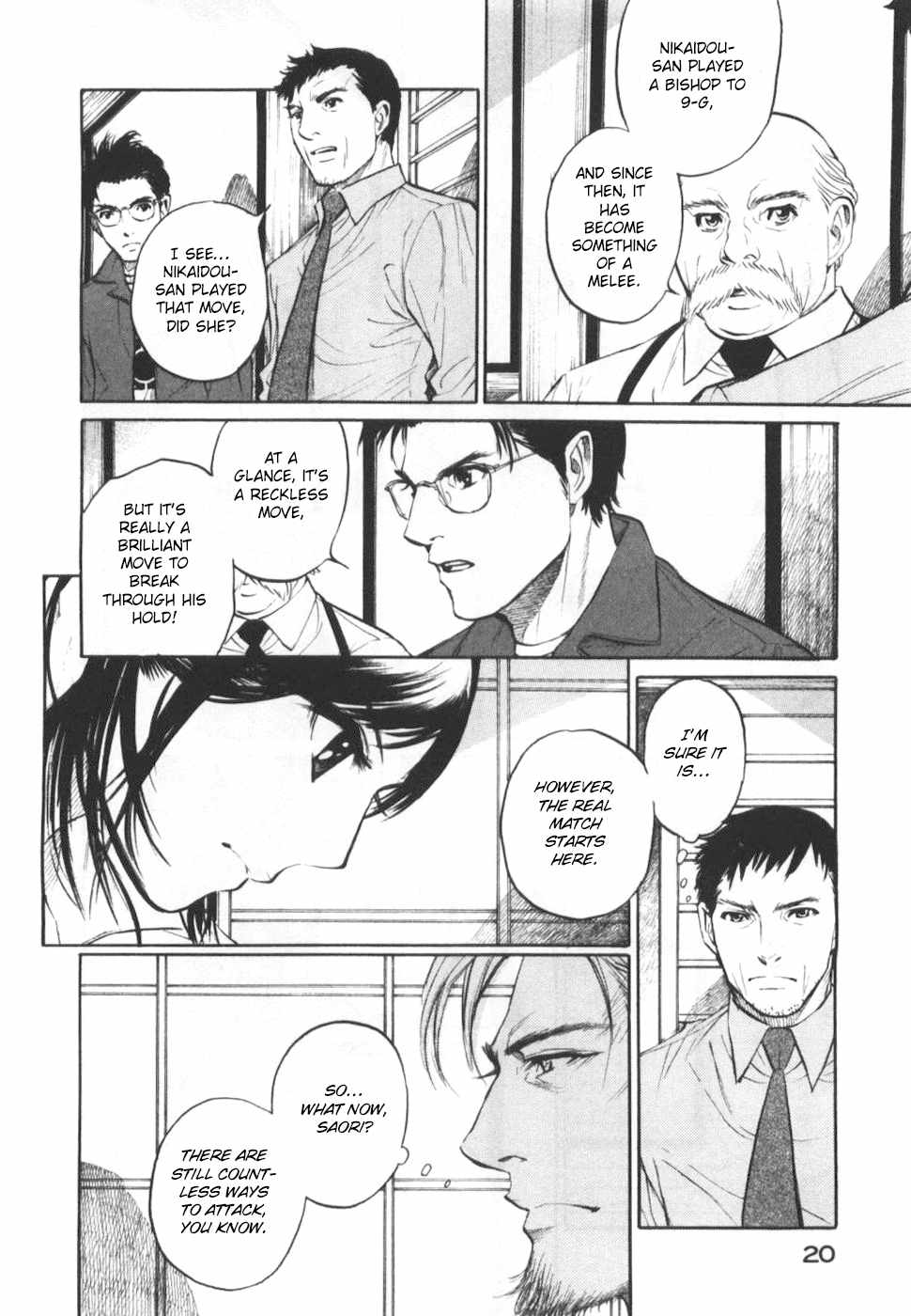 Shion no Ou Chapter 25 page 22 - Chapter 25: Sacrificed Pawn