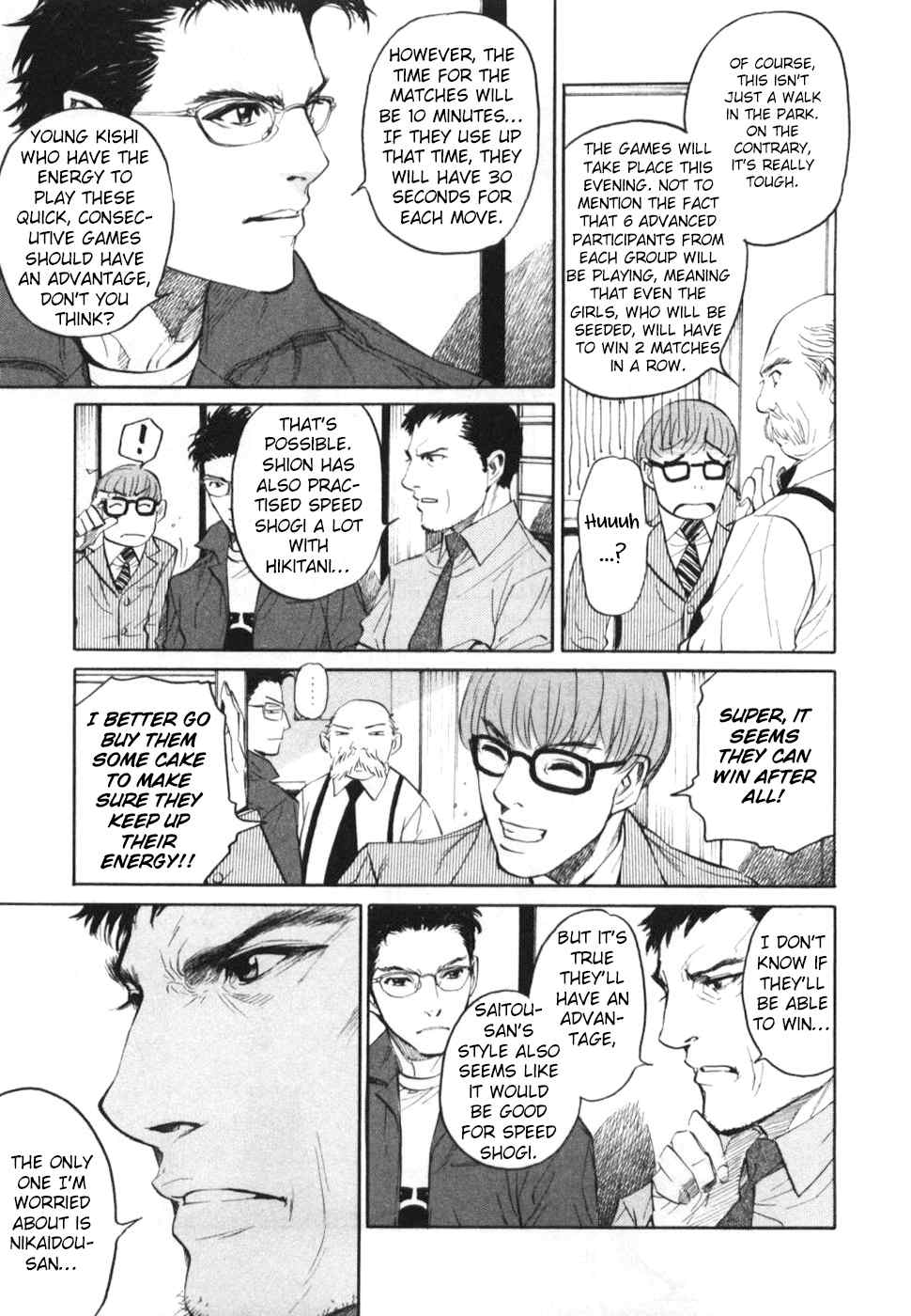 Shion no Ou Chapter 26 page 15 - Chapter 26: Duel of the Mind
