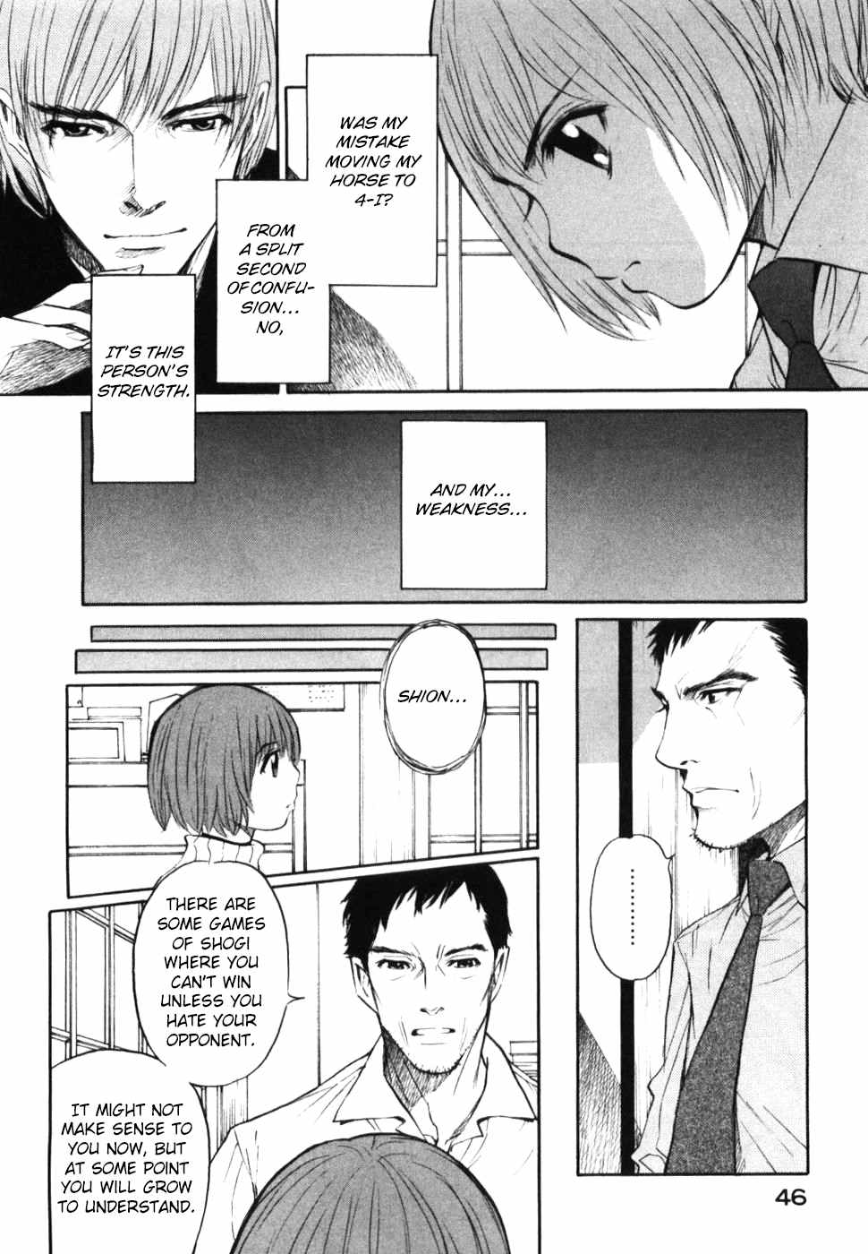 Shion no Ou Chapter 26 page 8 - Chapter 26: Duel of the Mind