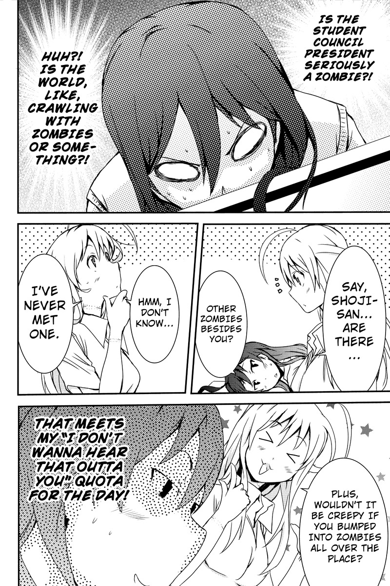 Shion of the Dead Chapter 11 page 6 - Chapter 11: Stundet Council President